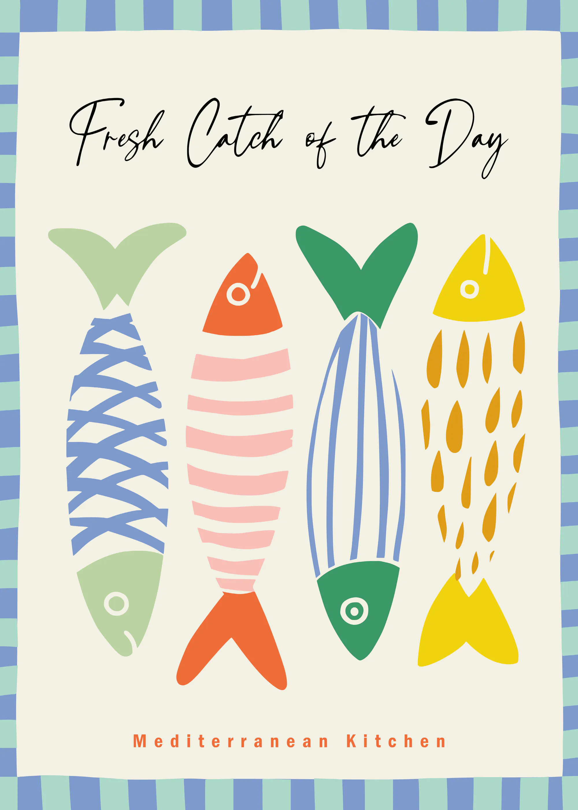 Annick - Colorful Mediterranean Fish Plakat 0