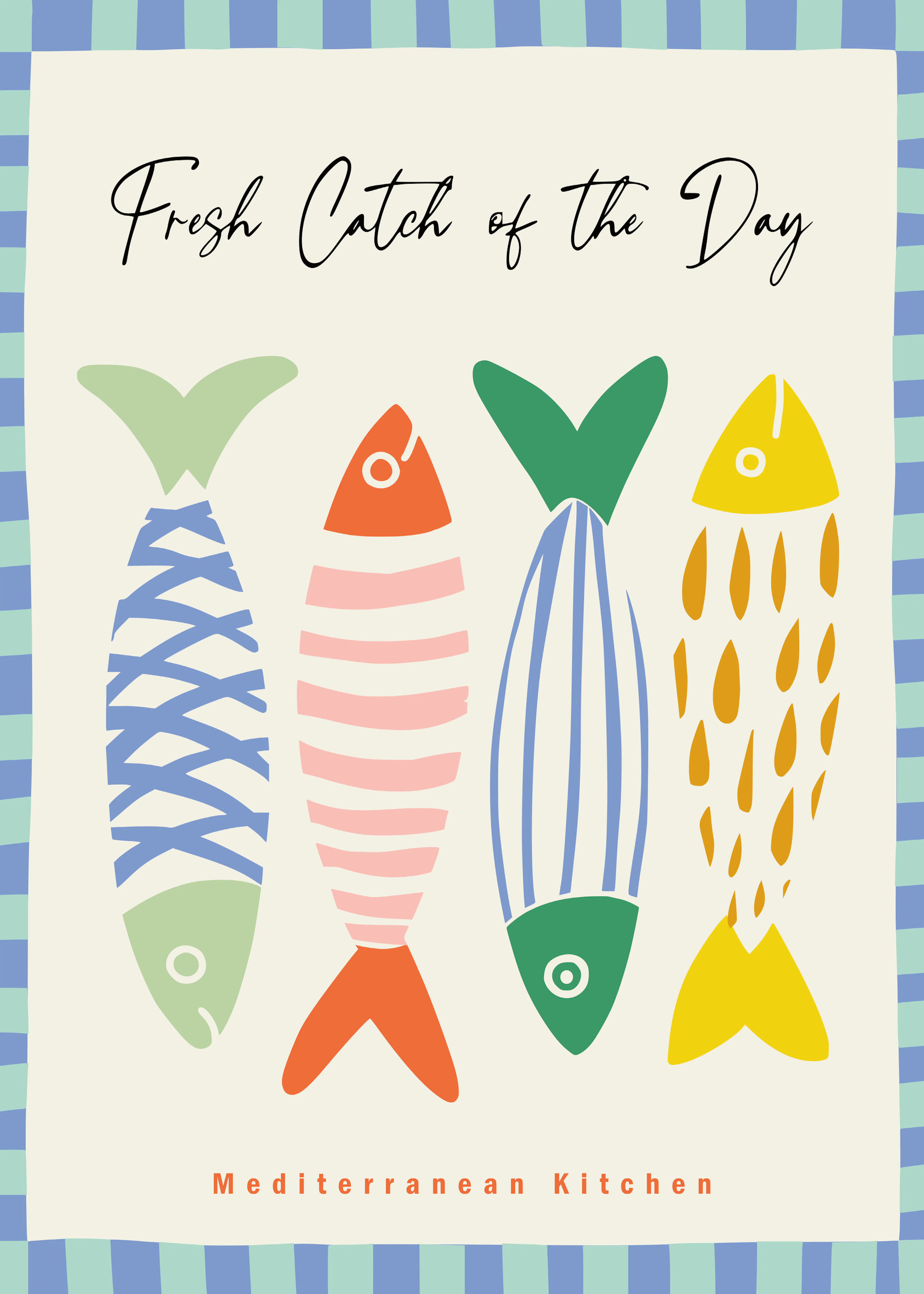 Annick - Colorful Mediterranean Fish Plakat 0