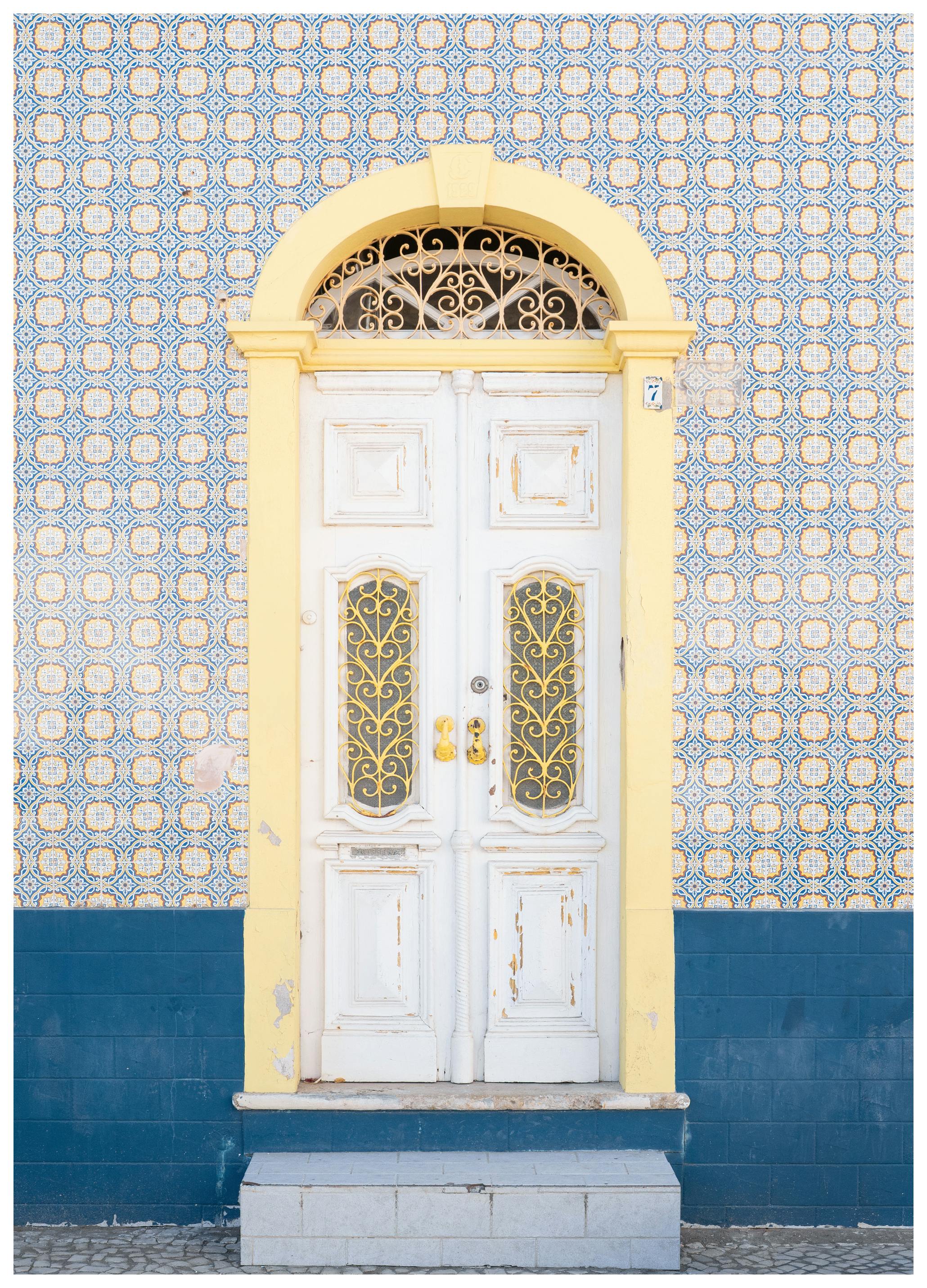 Henrike Schenk - Colorful Tiled Doorway Poster (50x70 cm) - Poster Store