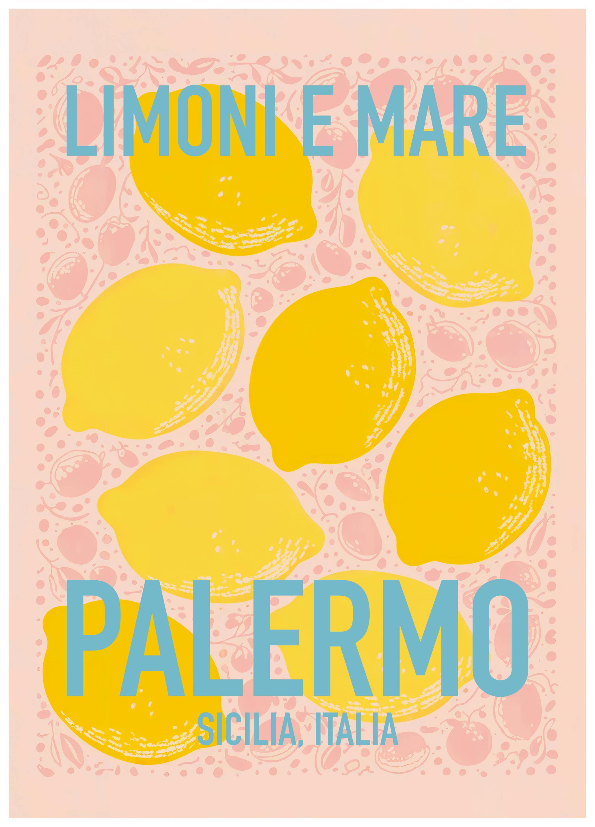 Andreas Magnusson - Limoni e Mare Palermo Poster (70x100 cm) - Poster Store