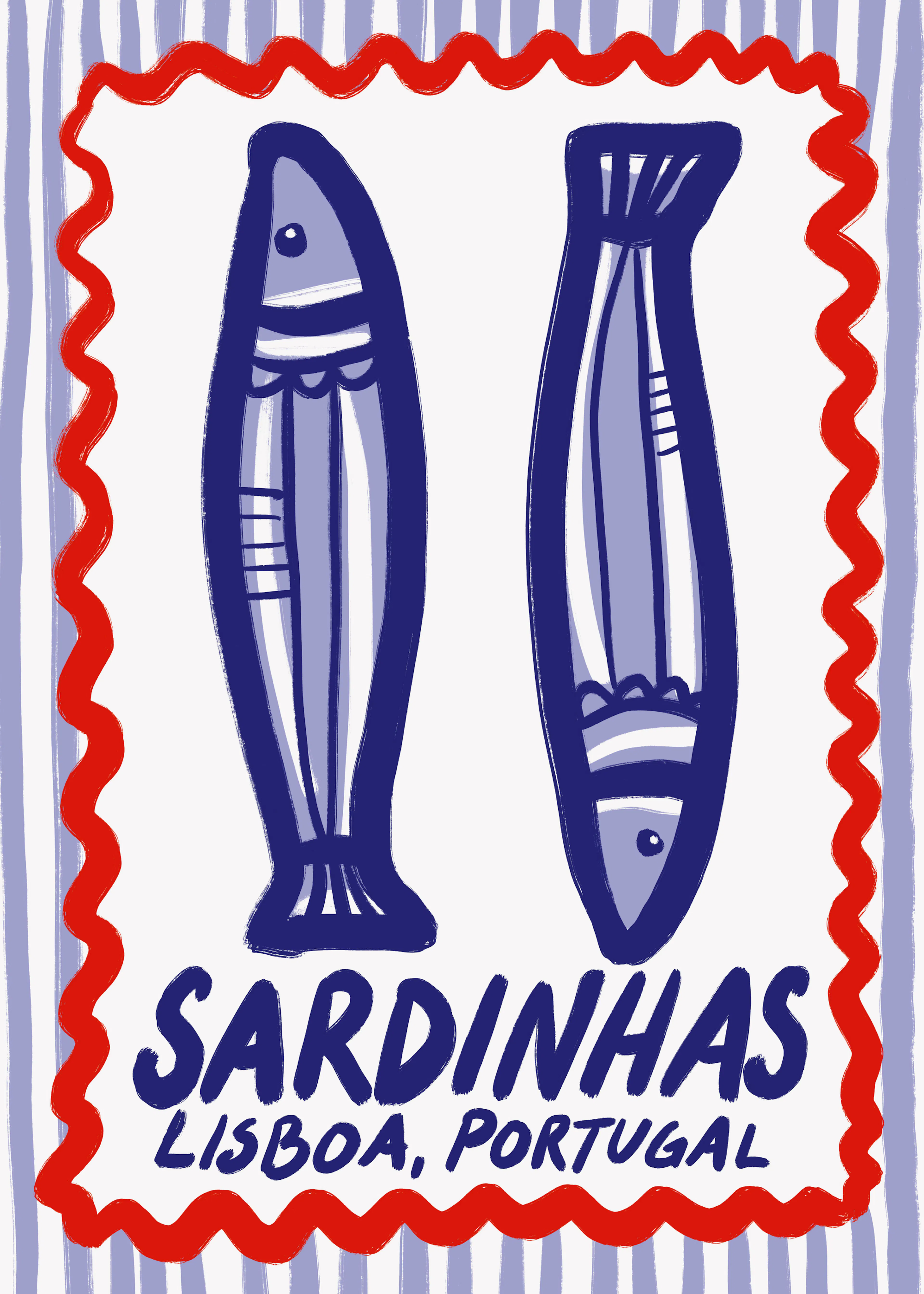 Athene Fritsch - Lisbon Sardines Delight Poster 0