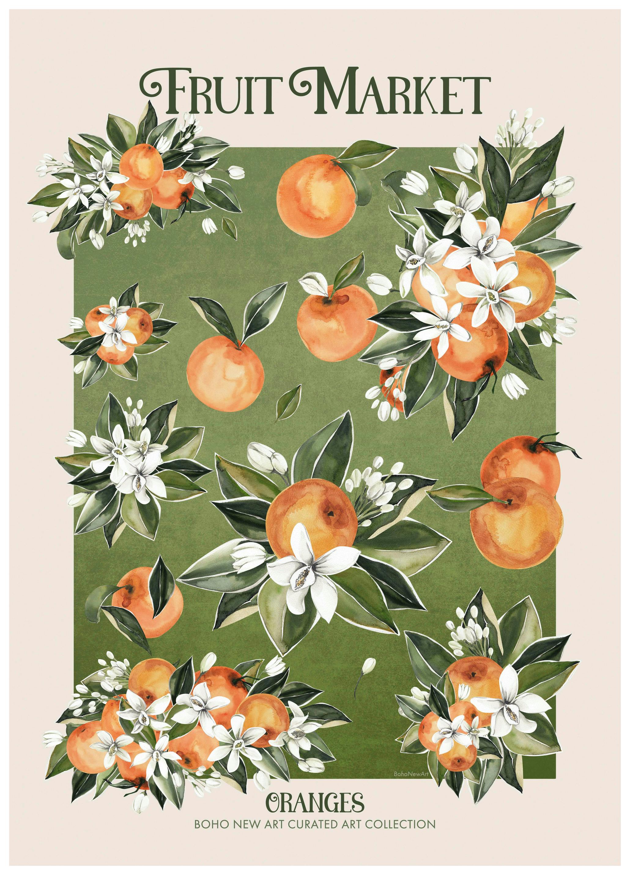 Emel Tunaboylu - Citrus Blossom Harvest Poster (70x100 cm) - Poster Store
