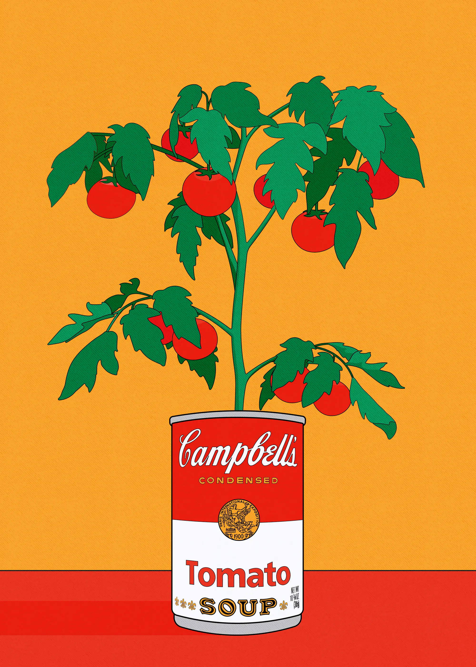 Retrodrome - Vibrant Tomato Plant Poster 0