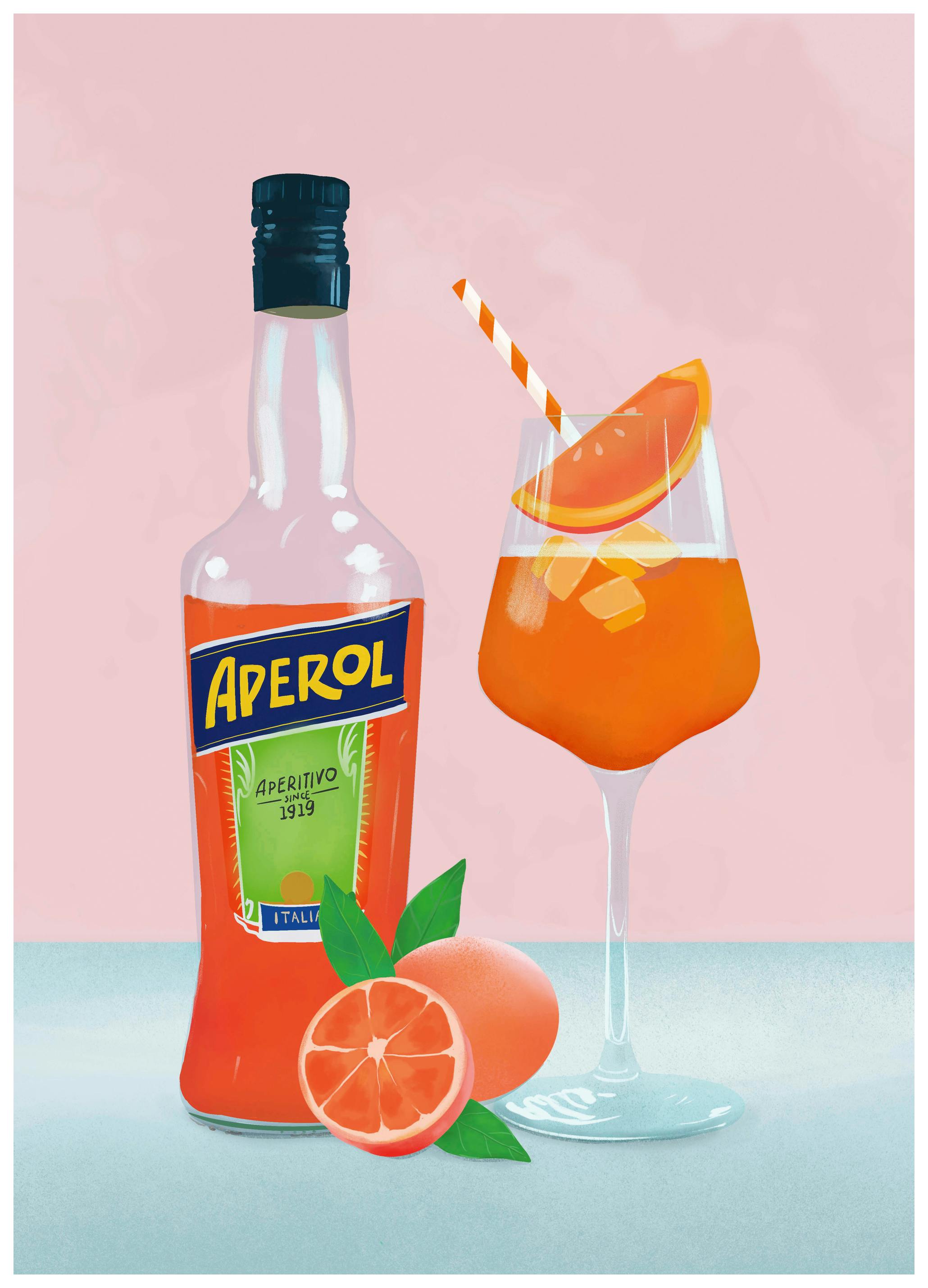 Petra Lizde - Aperol Spritz Poster (100x150 cm) - Poster Store