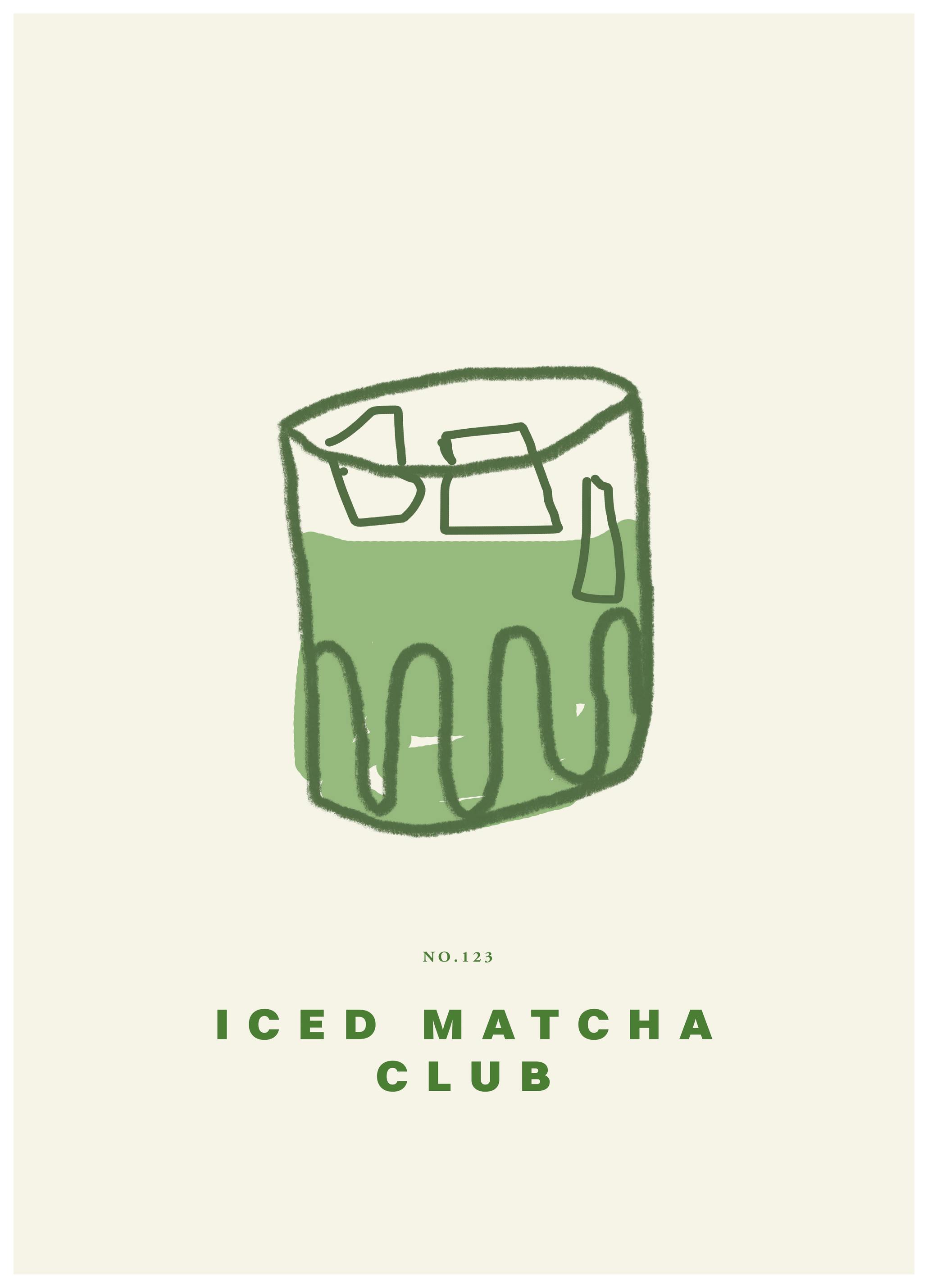 Treechild - Chilled Green Elixir Print (40x50 cm) - Poster Store