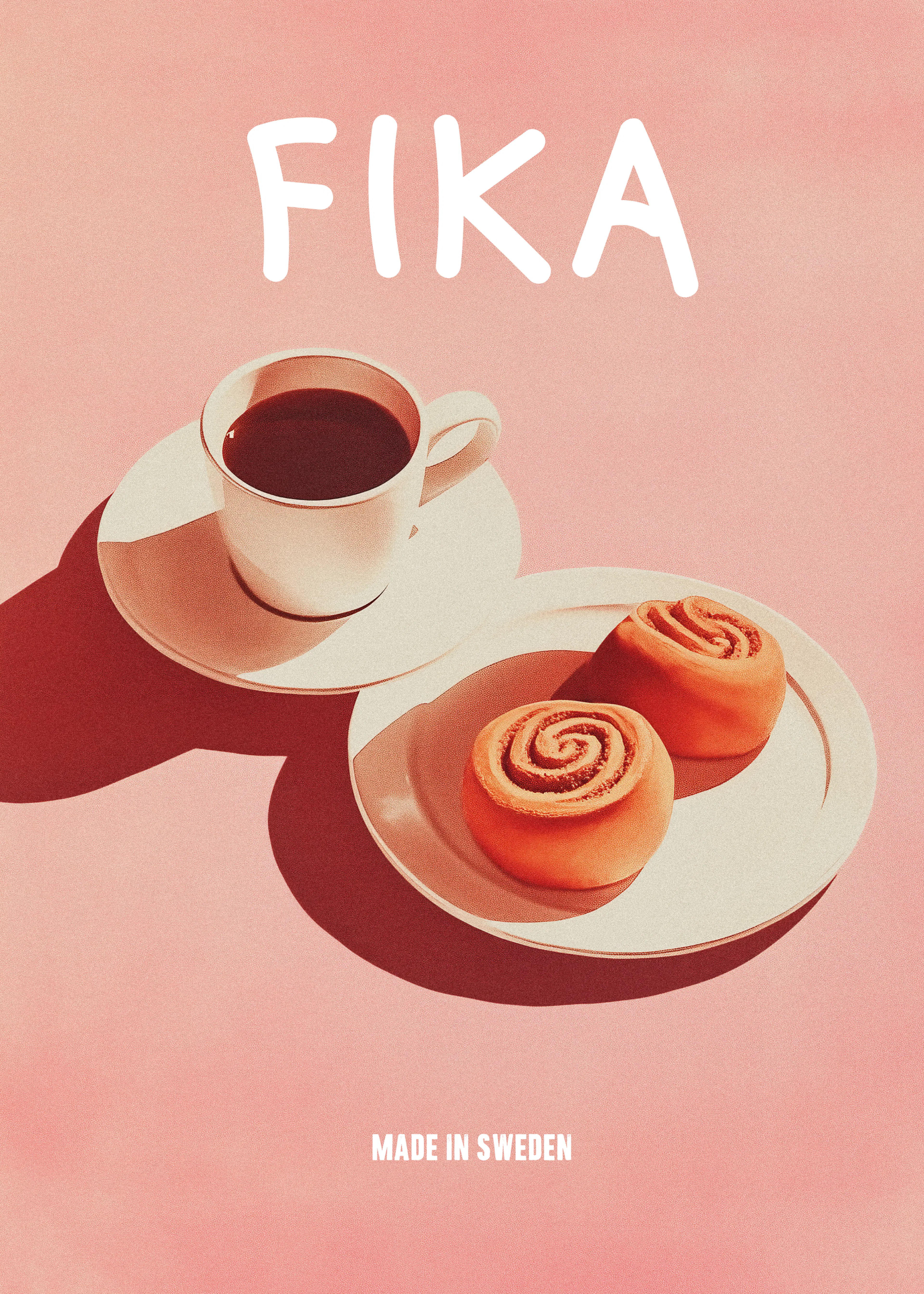 Andreas Magnusson - Fika Coffee And Rolls Poster 0