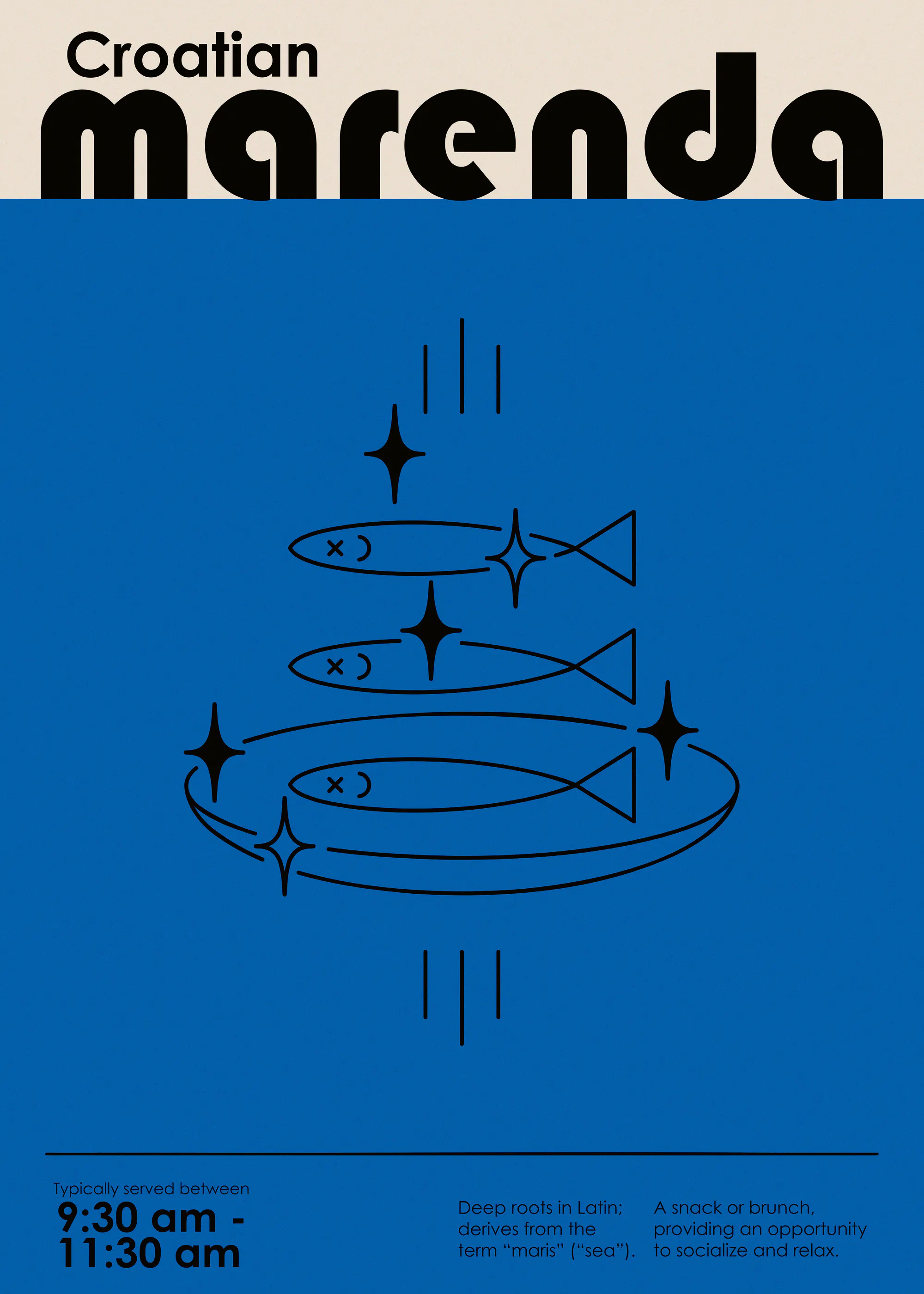 Paulina Budka - Croatian Marenda Fish Poster 0