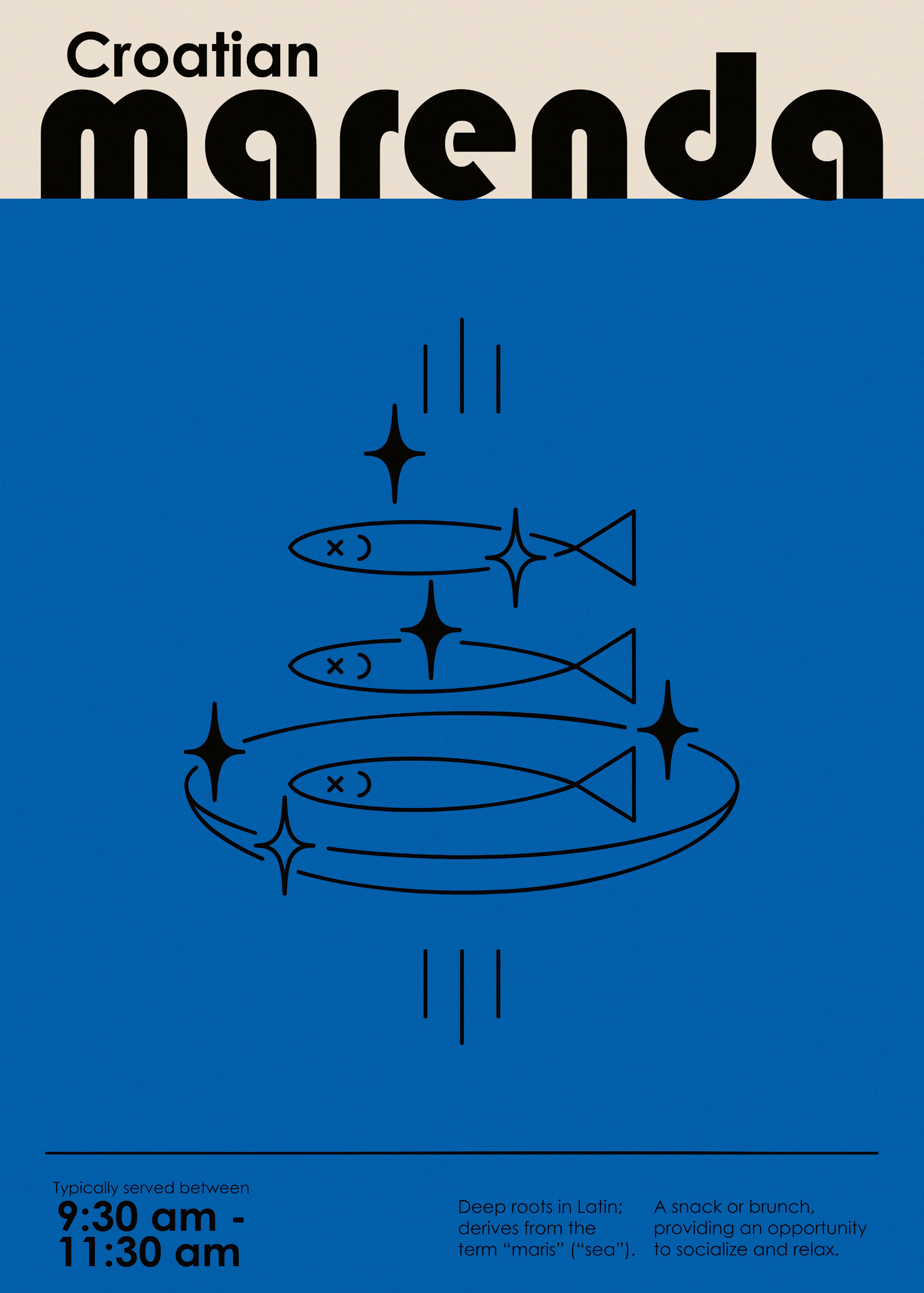 Paulina Budka - Croatian Marenda Fish Poster 0