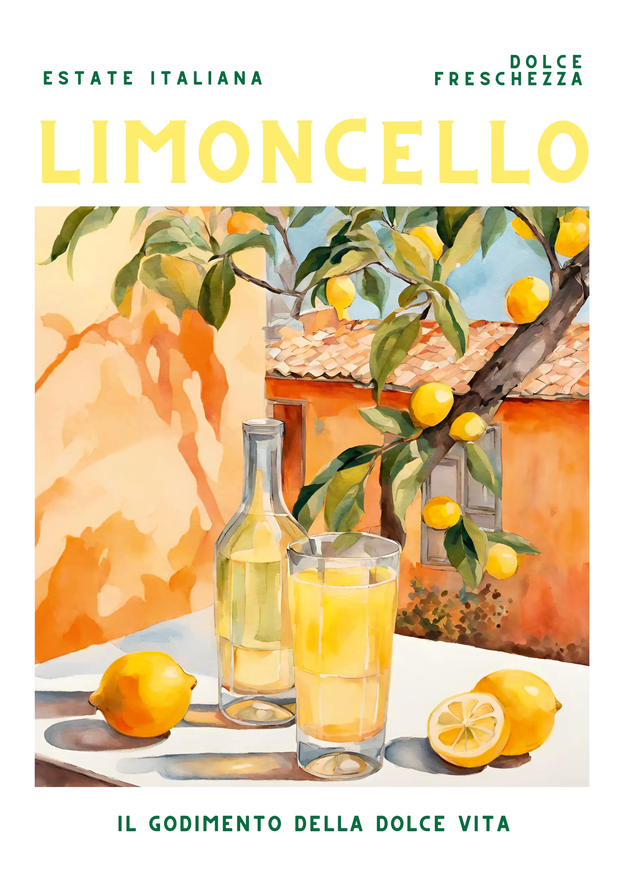 Ohkimiko - Summer Italian Limoncello Poster 0