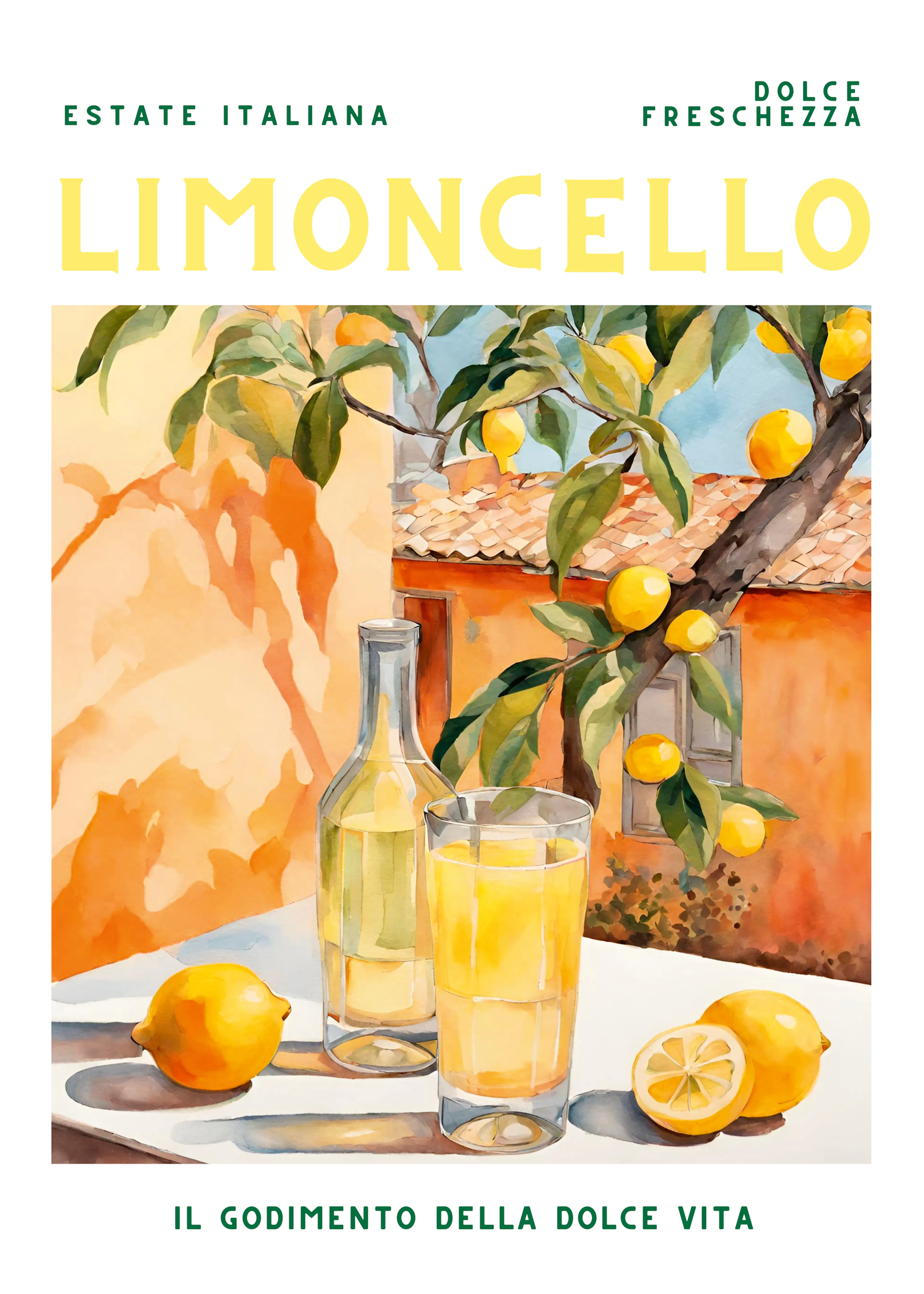 Ohkimiko - Summer Italian Limoncello Poster 0