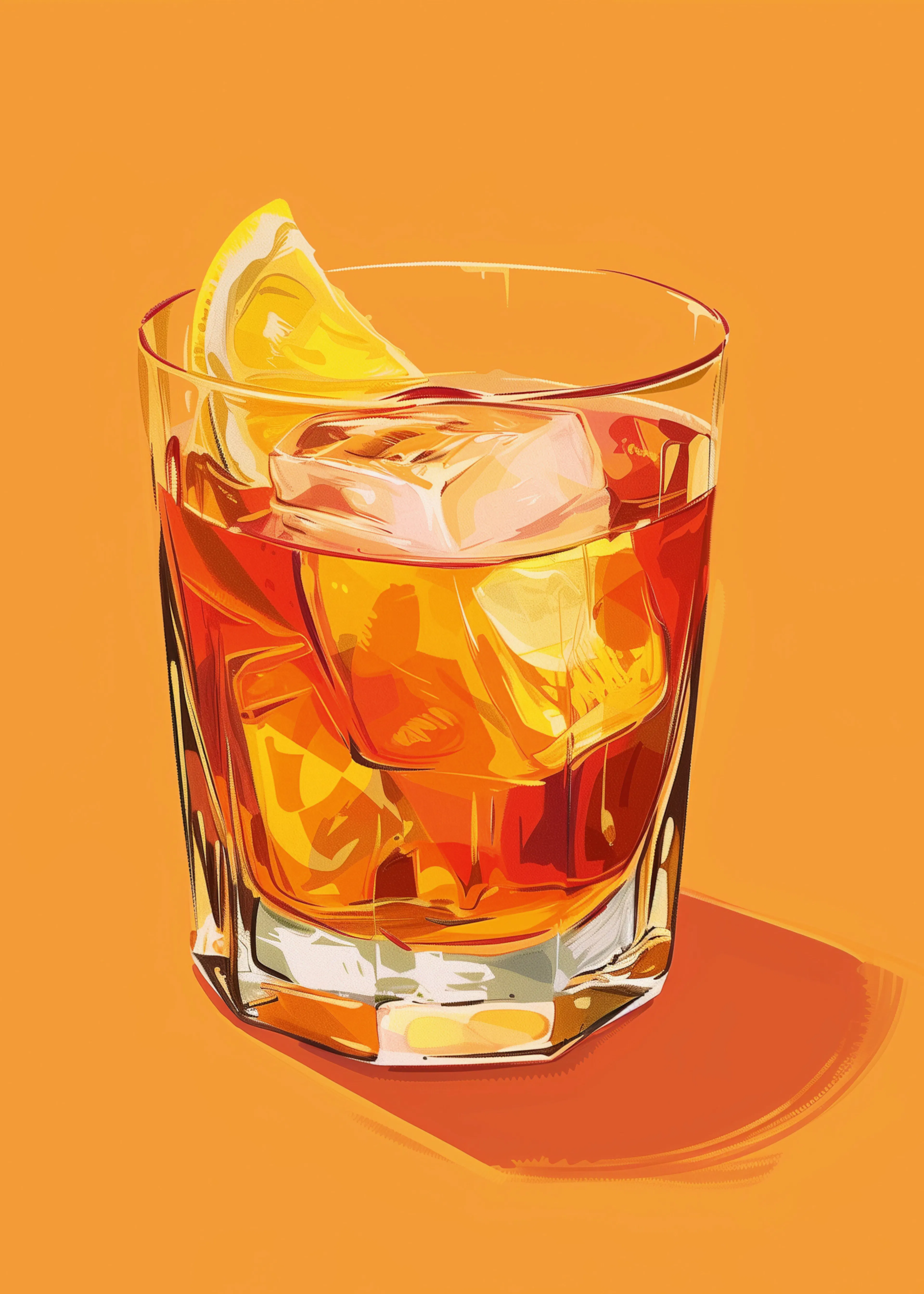 Jolly and Dash - Refreshing Orange Cocktail Poster 0