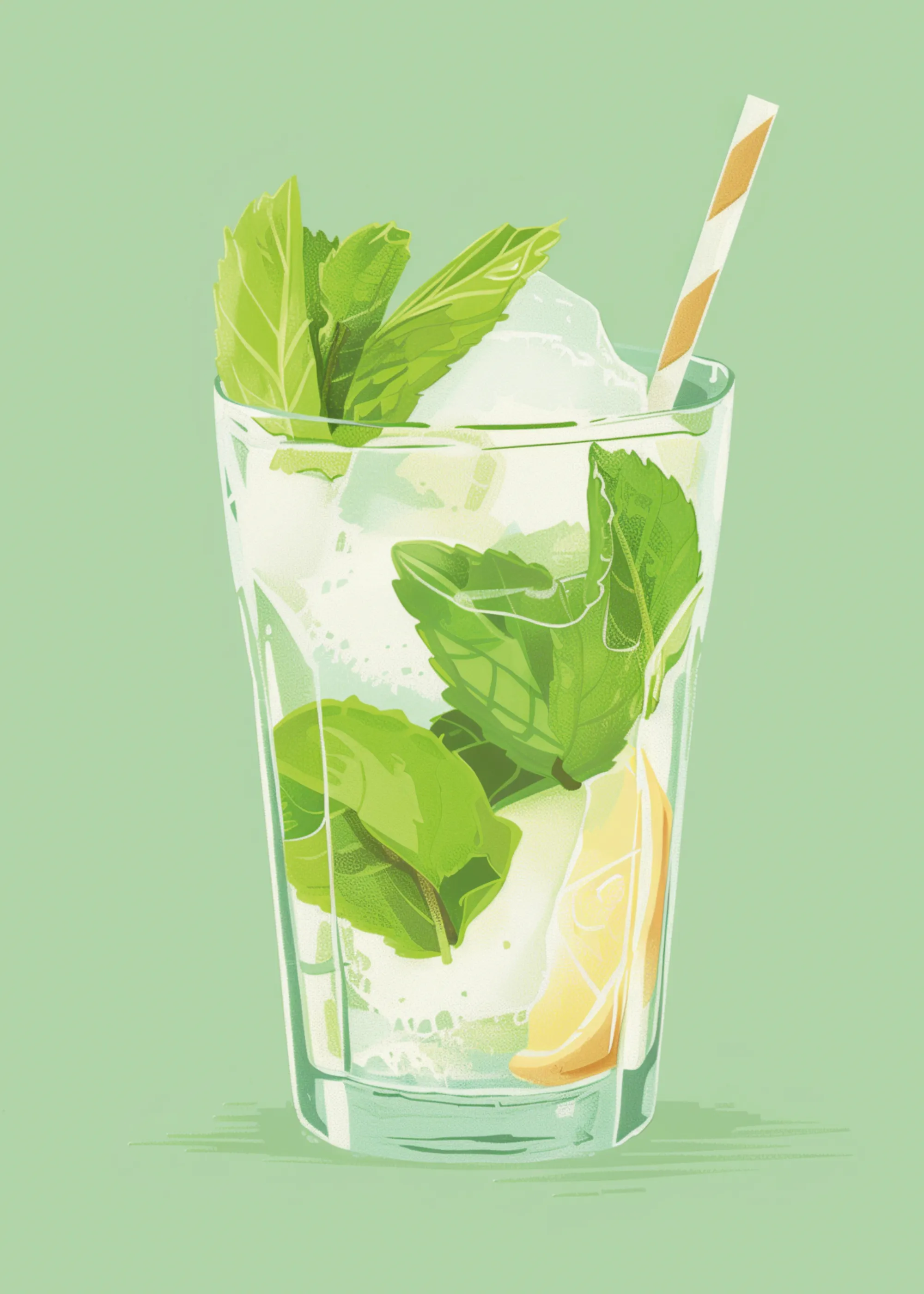 Jolly and Dash - Frisk Mojito Cocktail Plakat 0