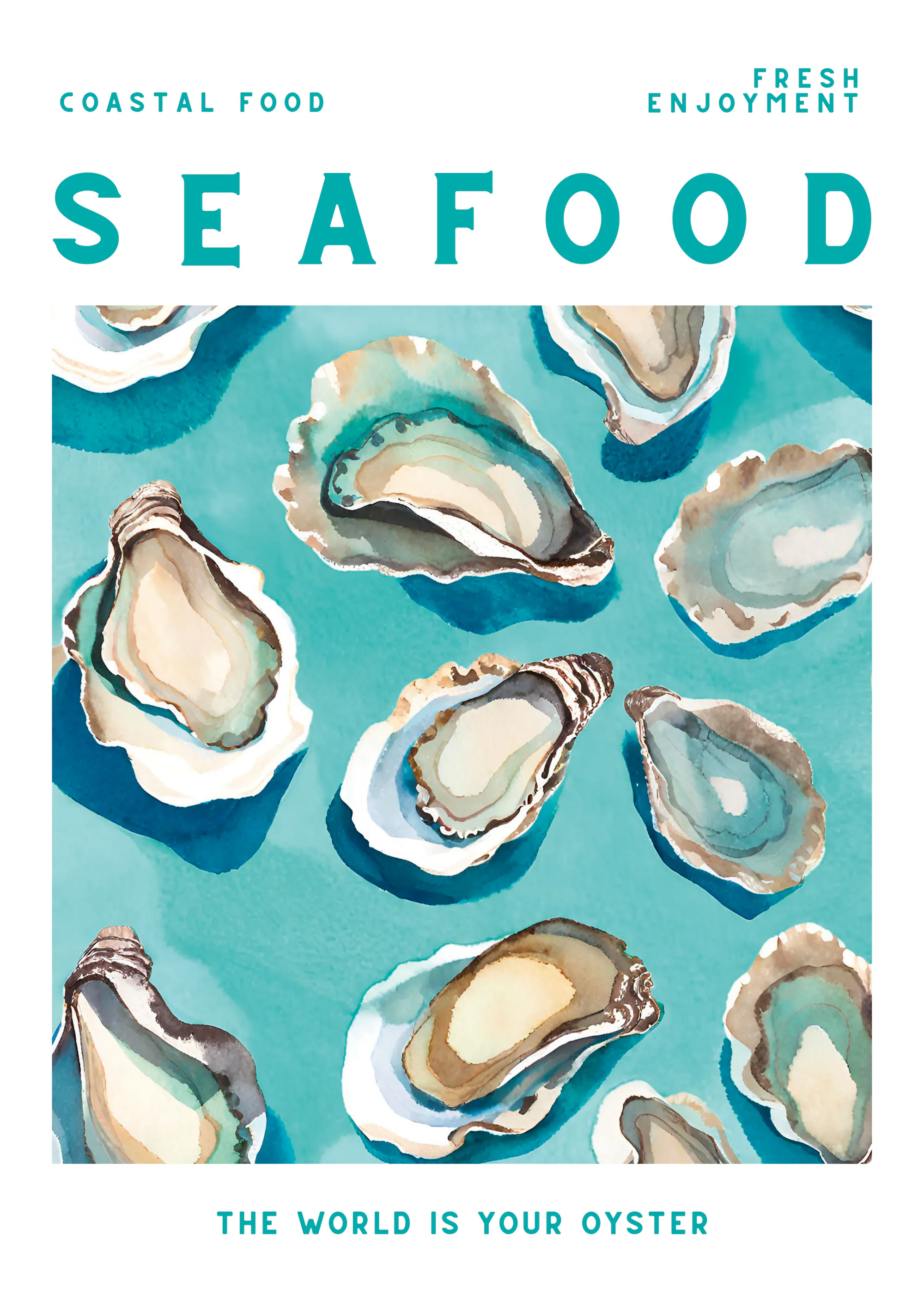 Ohkimiko - Fresh Coastal Oysters Plakat 0