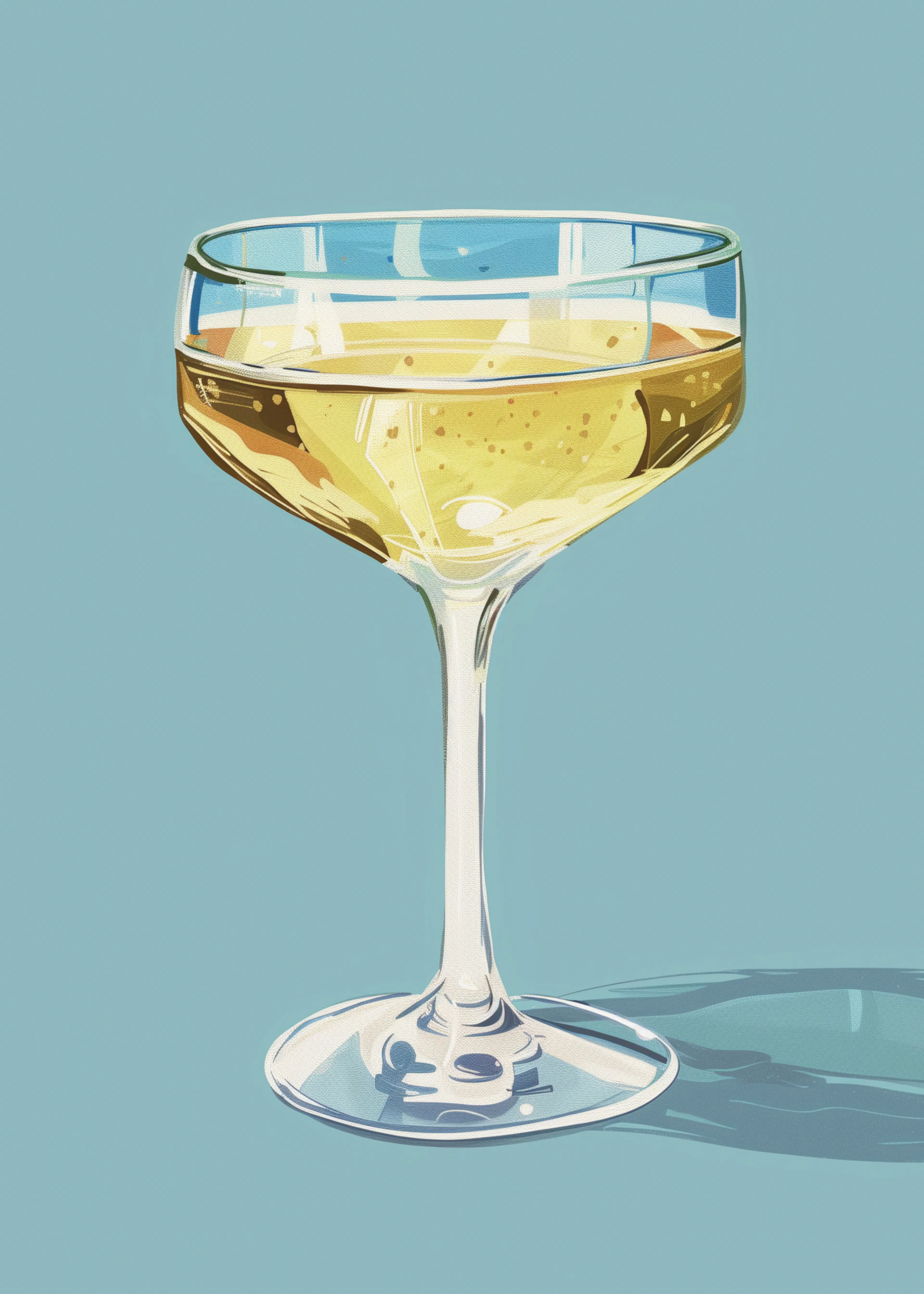 Jolly and Dash - Sparkling Champagne Coupe Poster 0