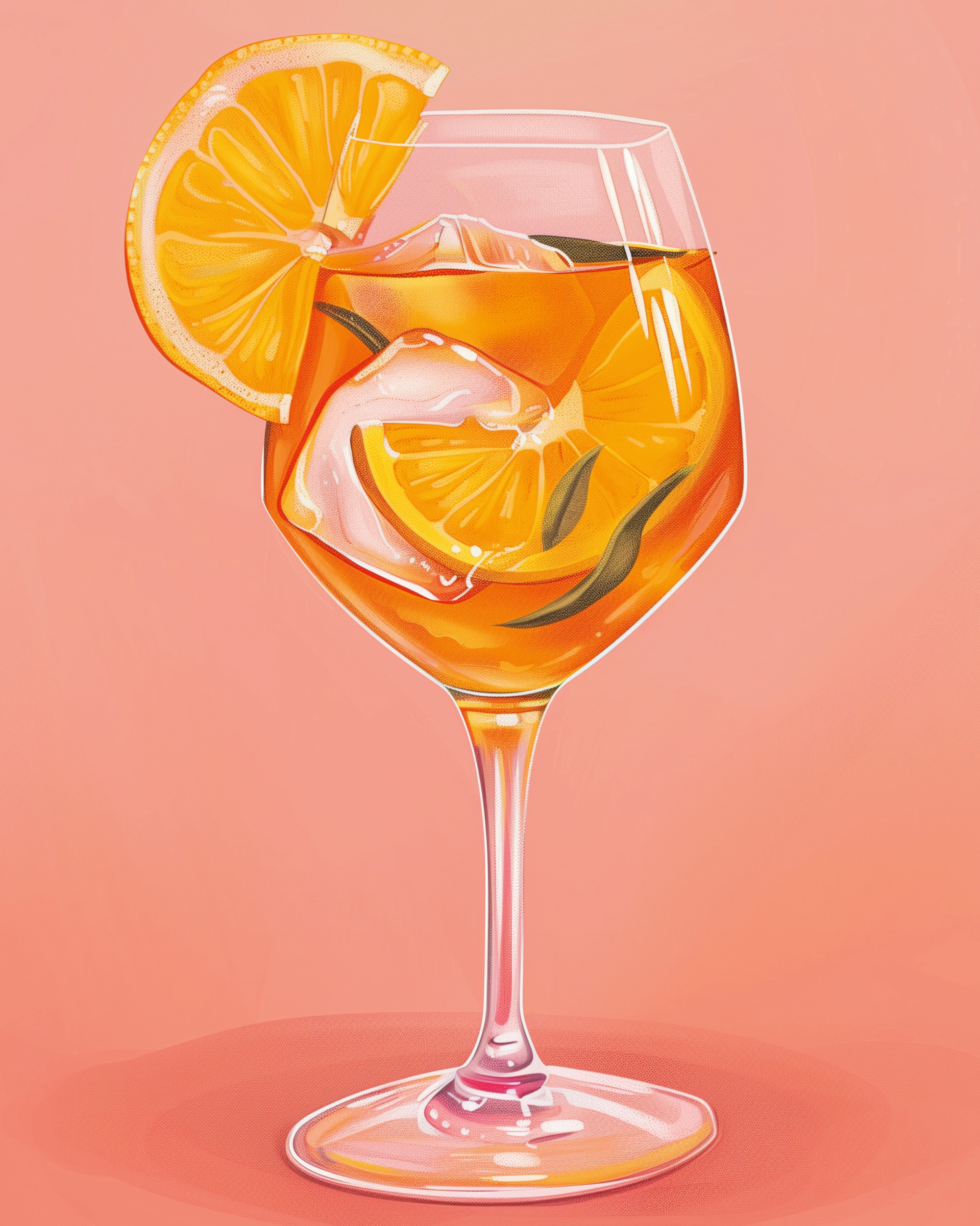 Jolly and Dash - Oranje Zomer Spritz Poster