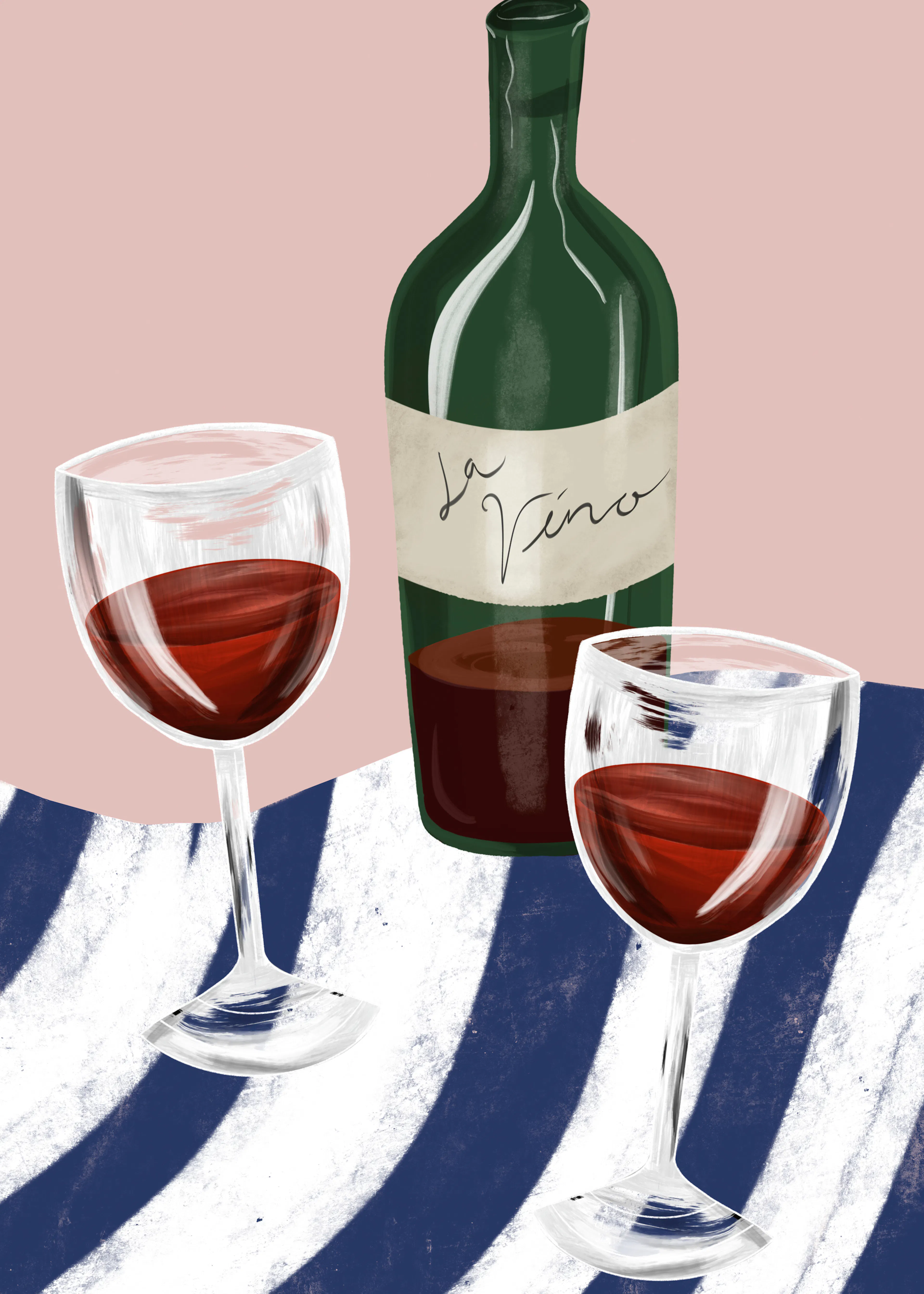 EMELIEmaria - Red Wine Still Life Poster 0