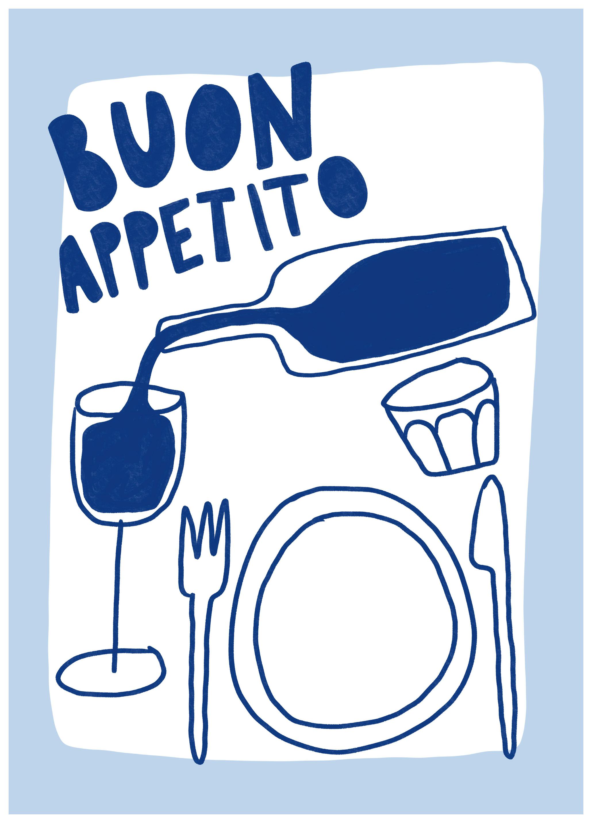 Athene Fritsch - Dining Delight Poster (70x100 cm) - Poster Store