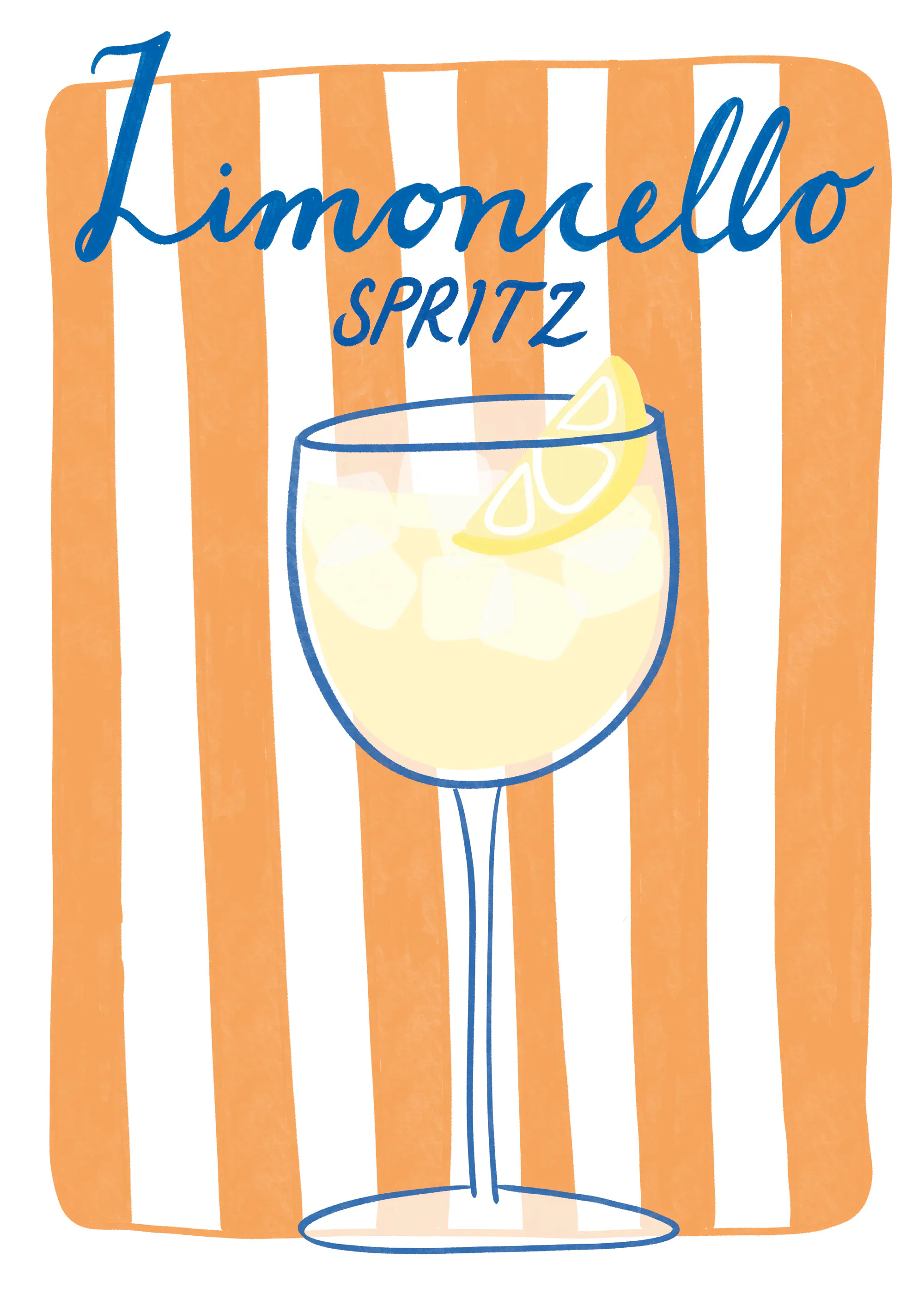 Poster Limoncello Spritz - Citrus Delight by Athene Fritsch 0
