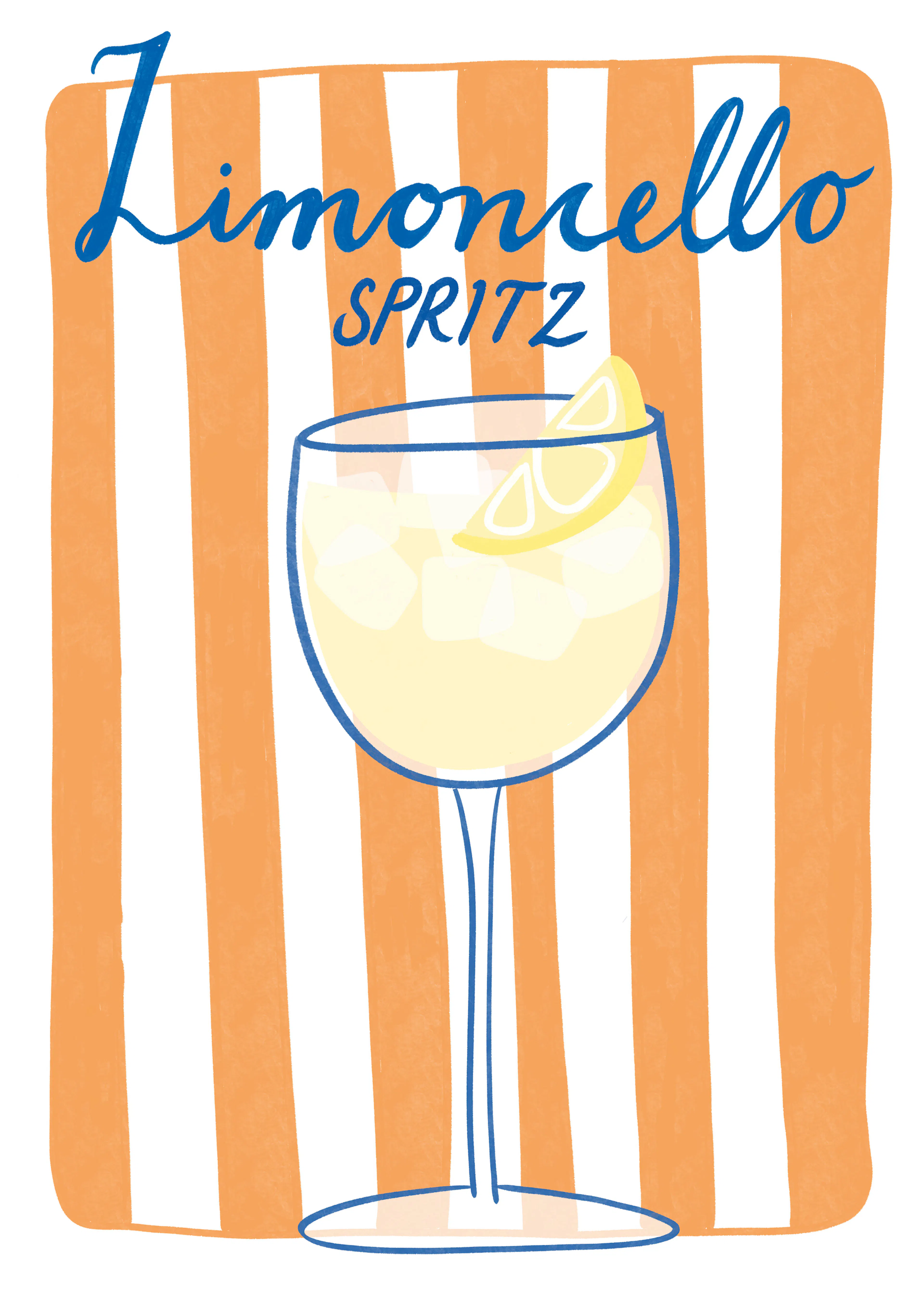 Poster Limoncello Spritz - Citrus Delight by Athene Fritsch 0