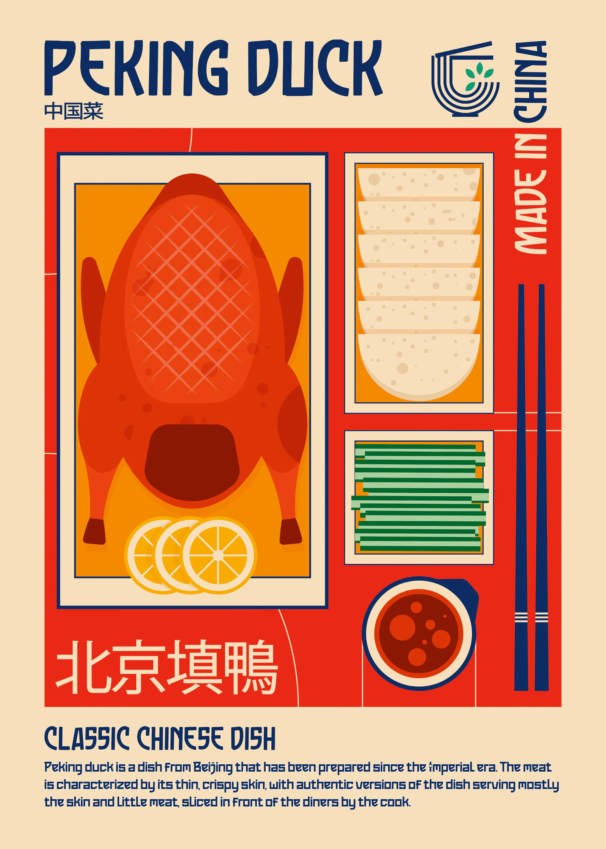 Retrodrome - Classic Peking Duck Poster 0
