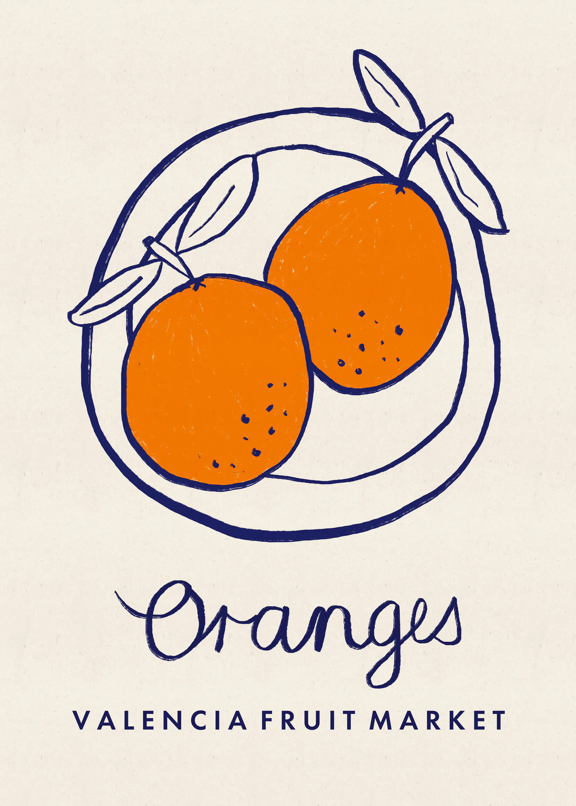 Dirkie Nell - Valencia Market Oranges Print 0
