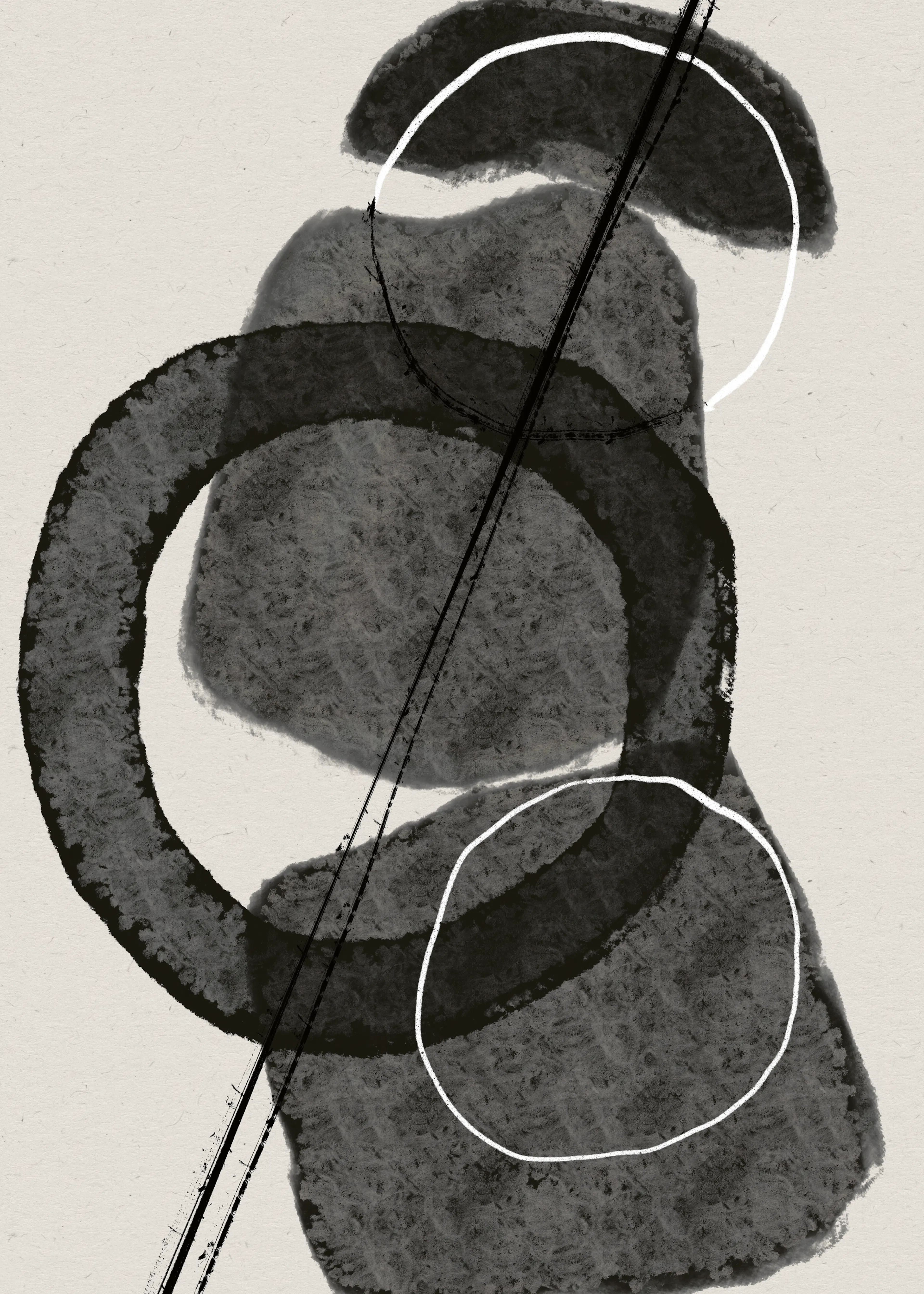 Treechild - Monochrome Circles Poster 0