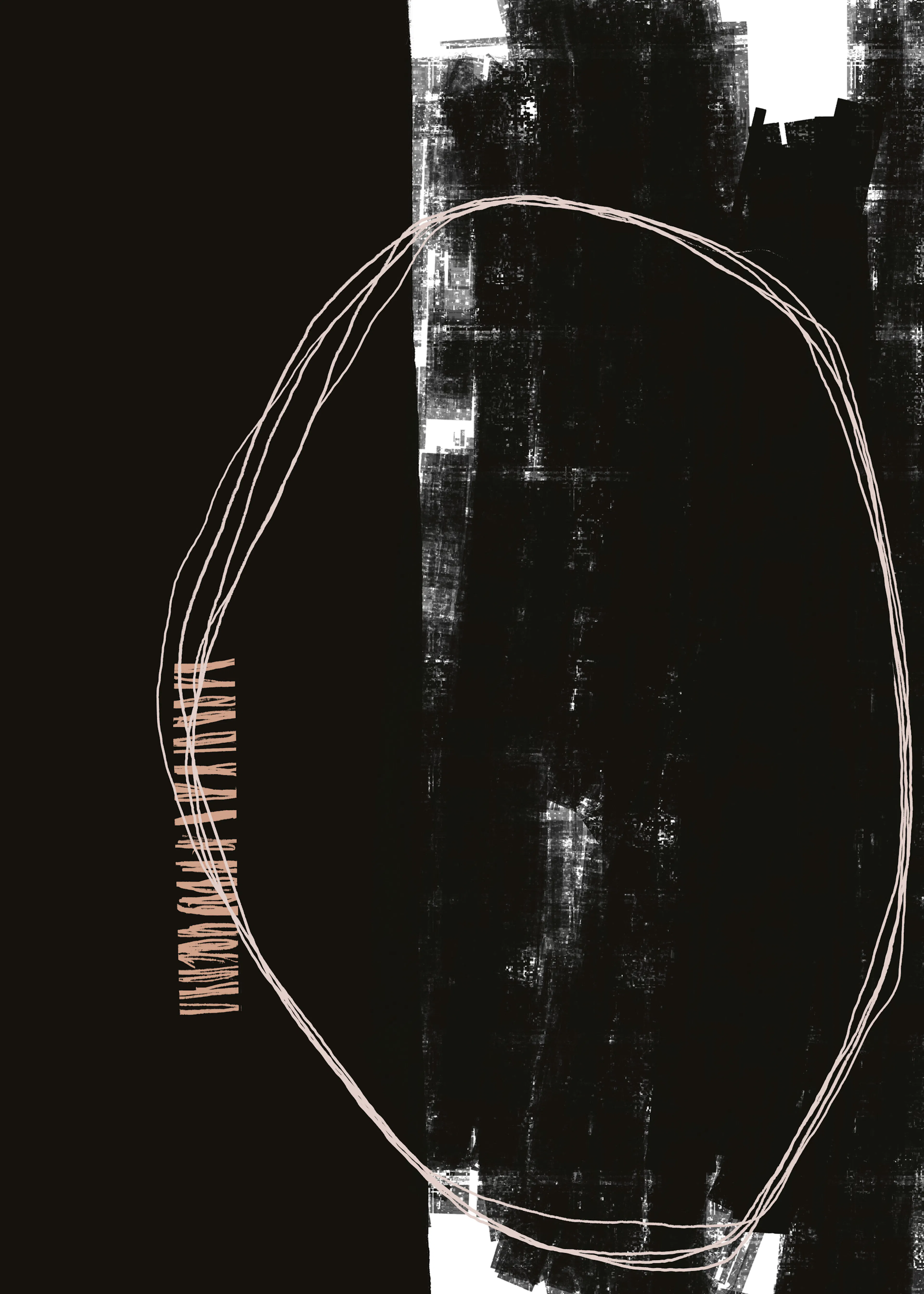 uplusmestudio - Arte Abstracto en Blanco y Negro Póster 0