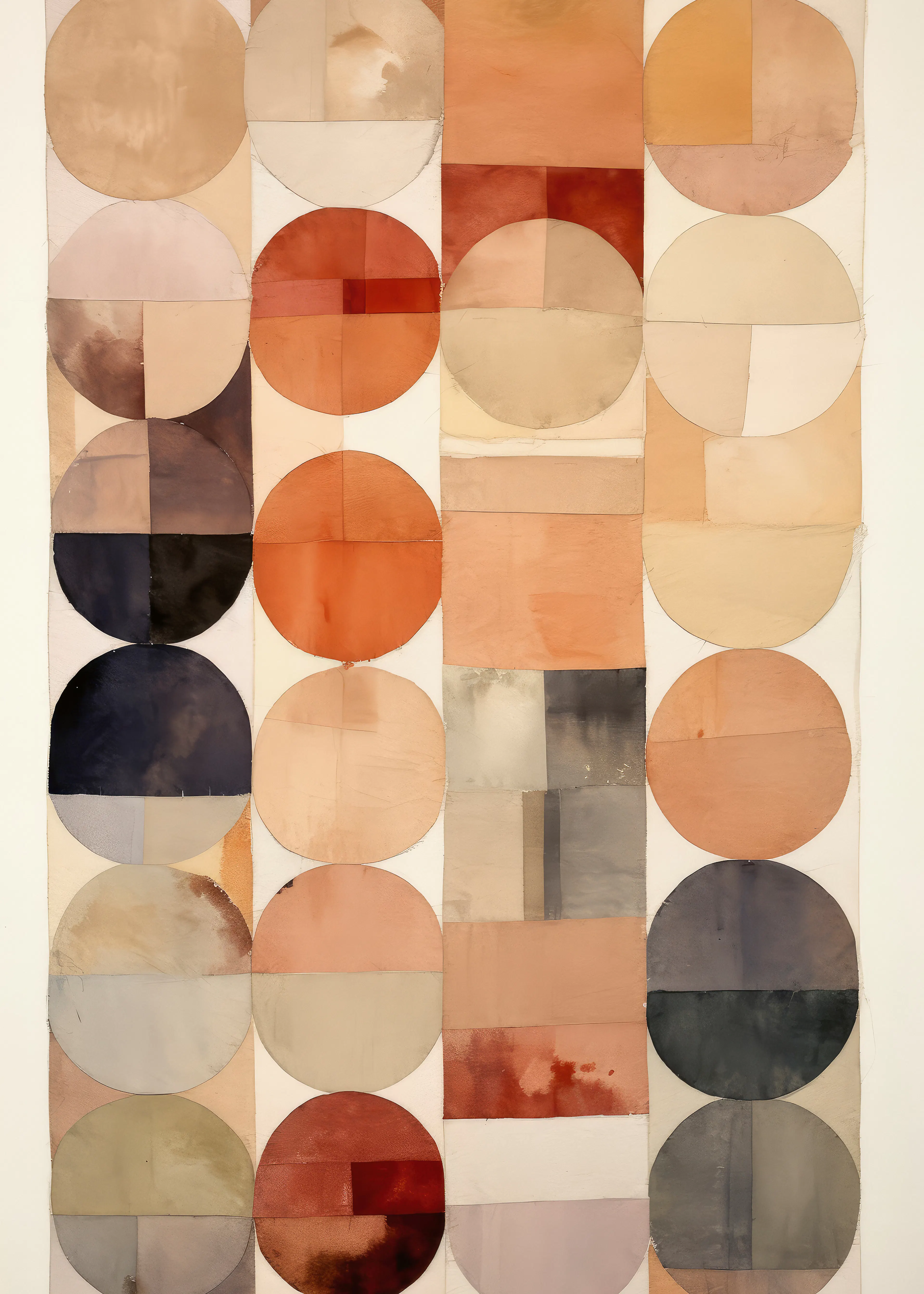 Treechild - Earthy Geometric Flow Poster 0