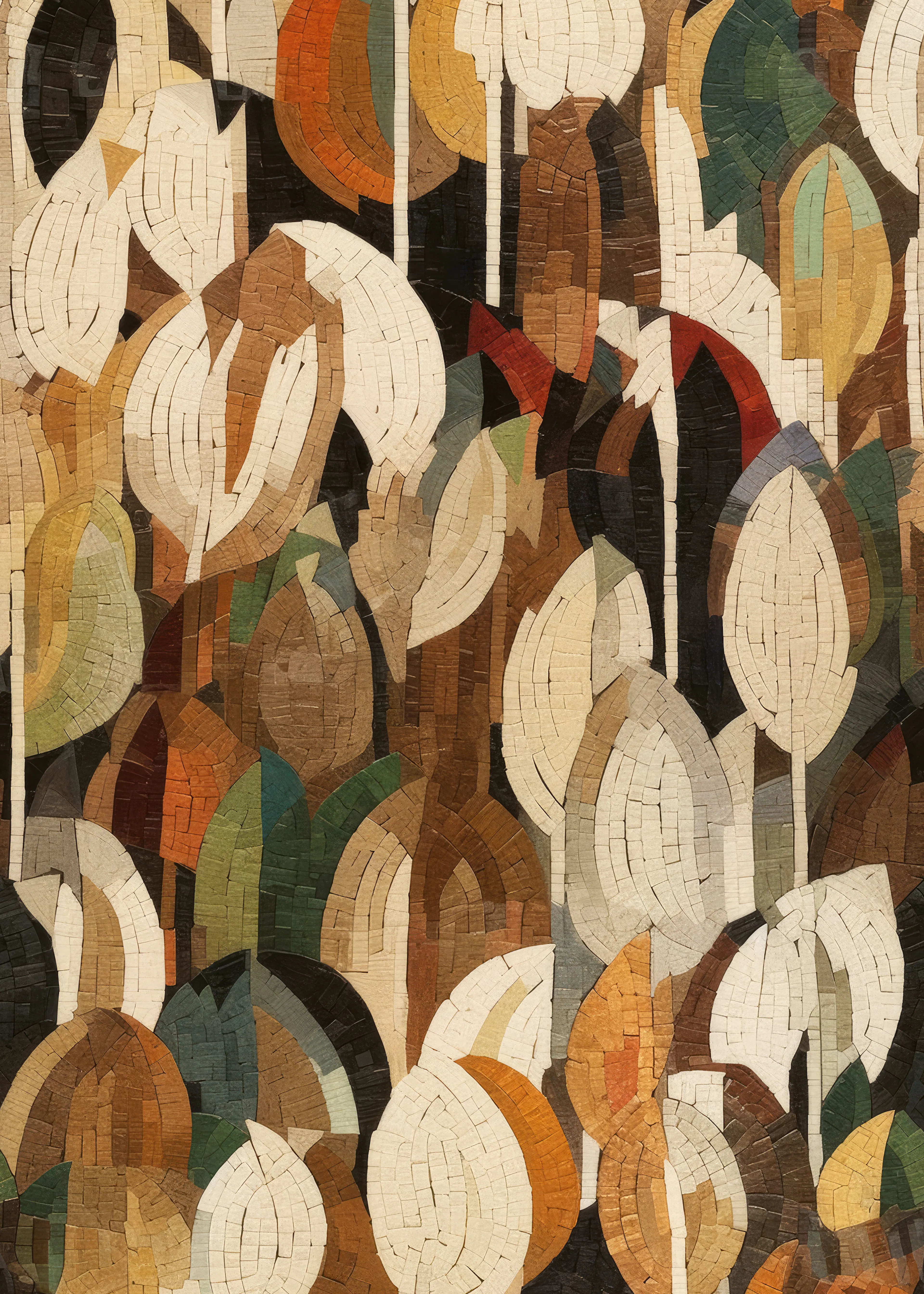 Treechild - Mosaico Vibrante del Bosque Póster 0