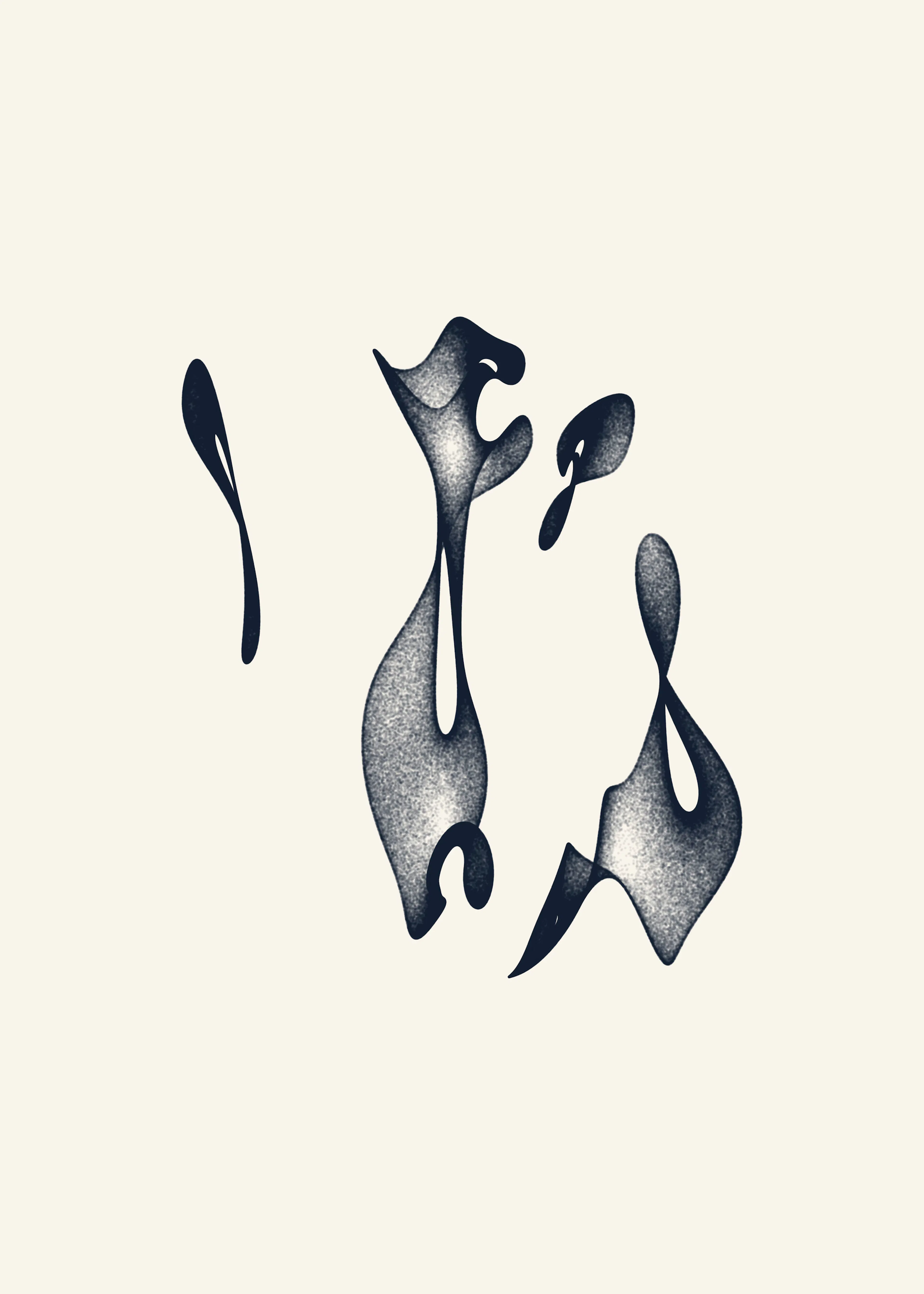 AV11 - Fluid Ink Shapes Poster 0