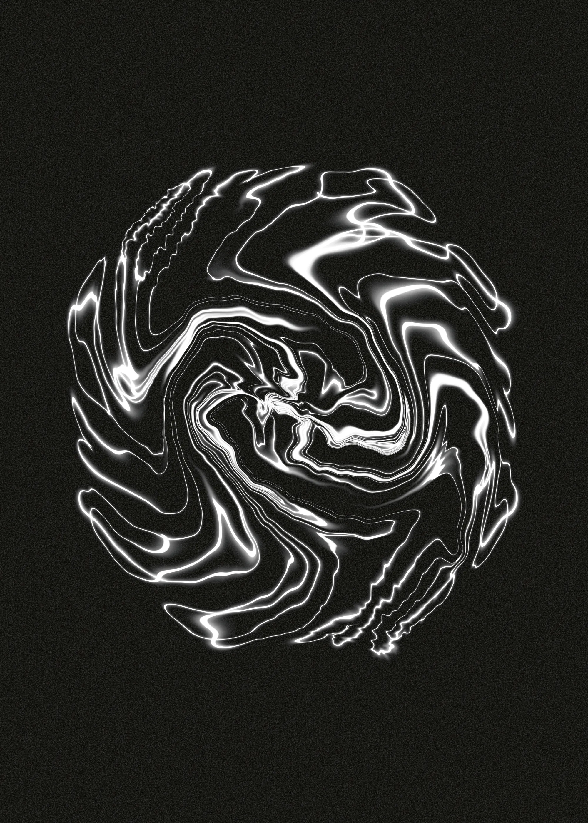 Amy Louise Baker - Electric Liquid Swirl Poster 0