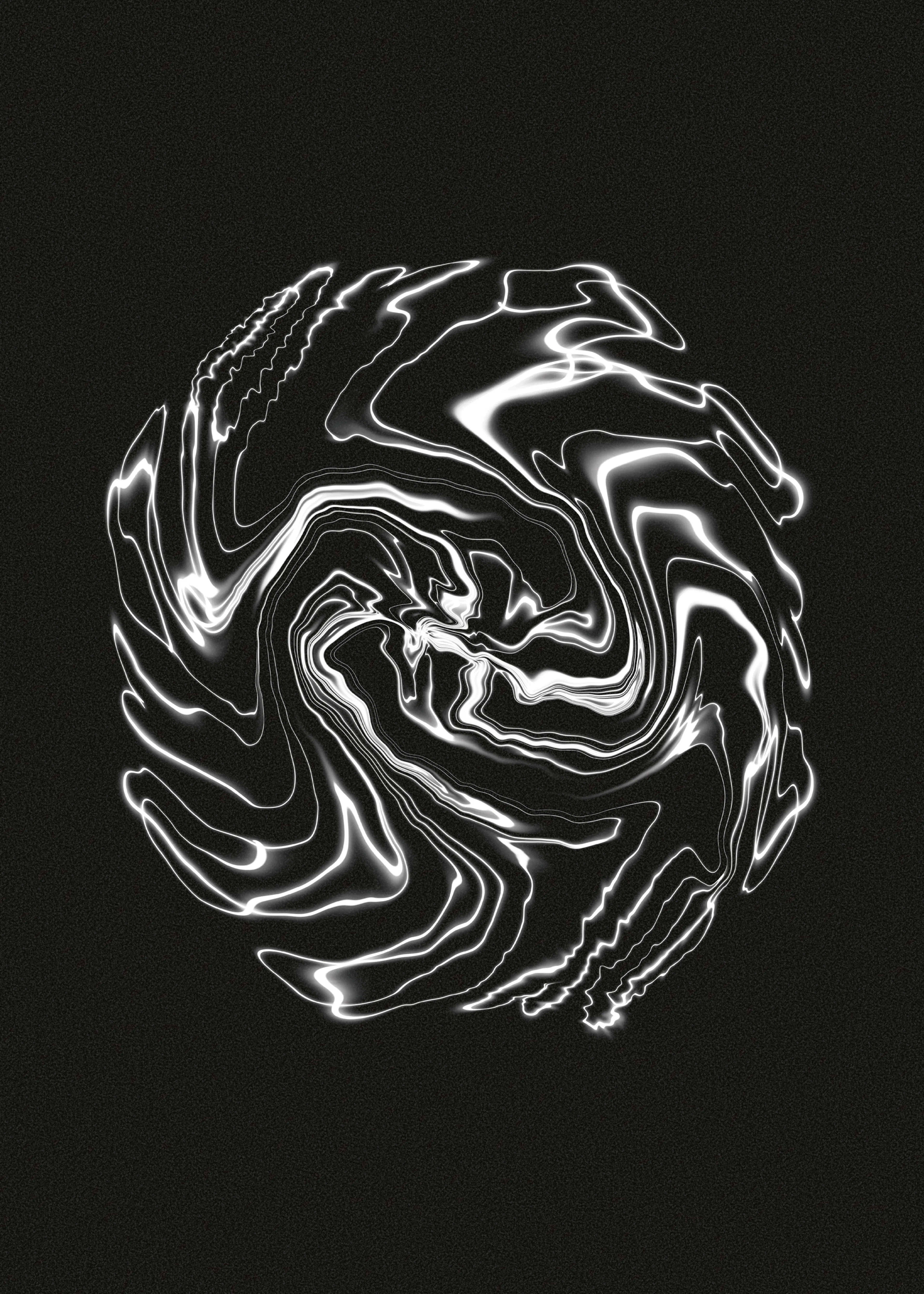 Amy Louise Baker - Electric Liquid Swirl Poster 0