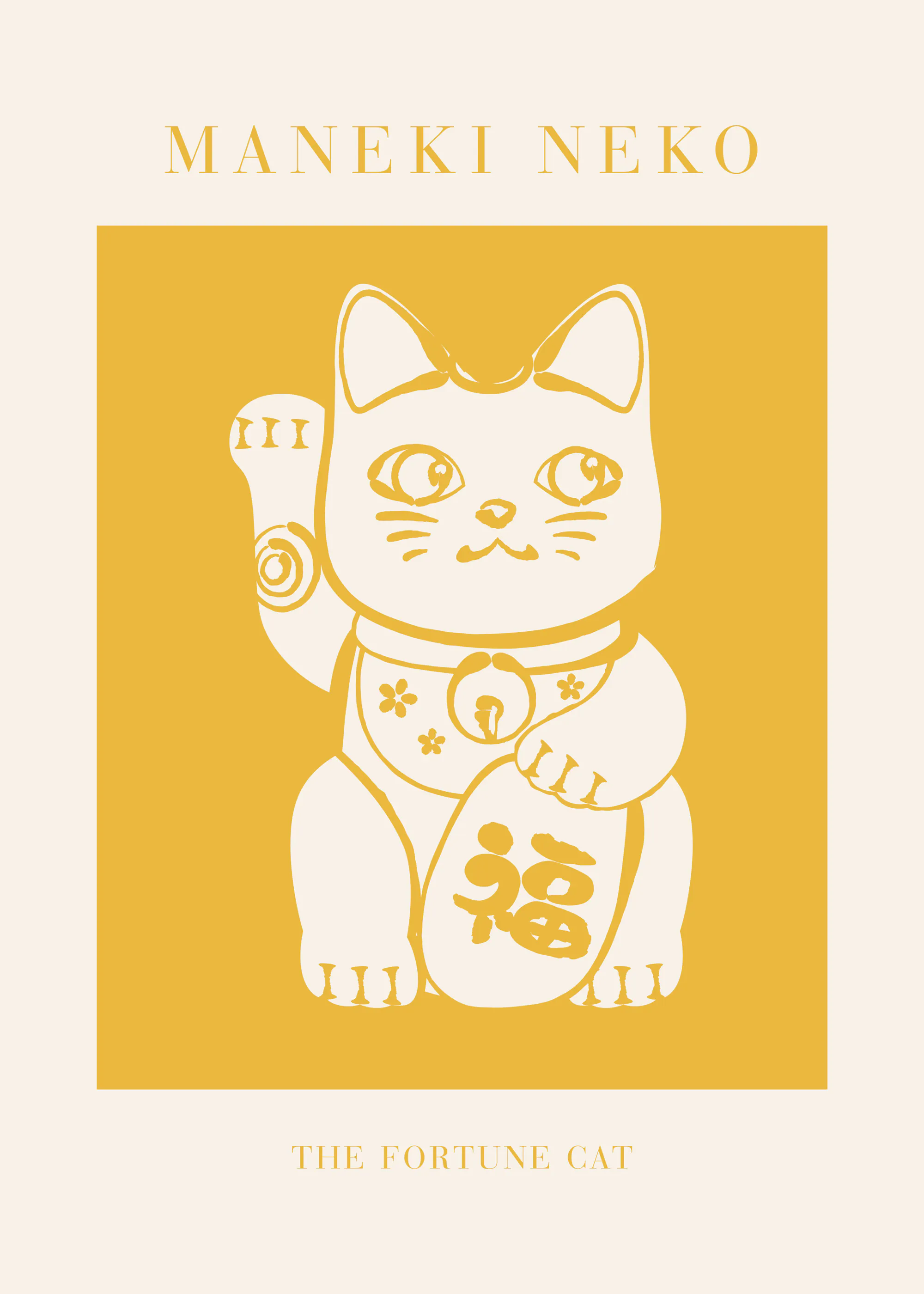 KsanaKalpa - Maneki Neko Gatto Portafortuna Poster 0