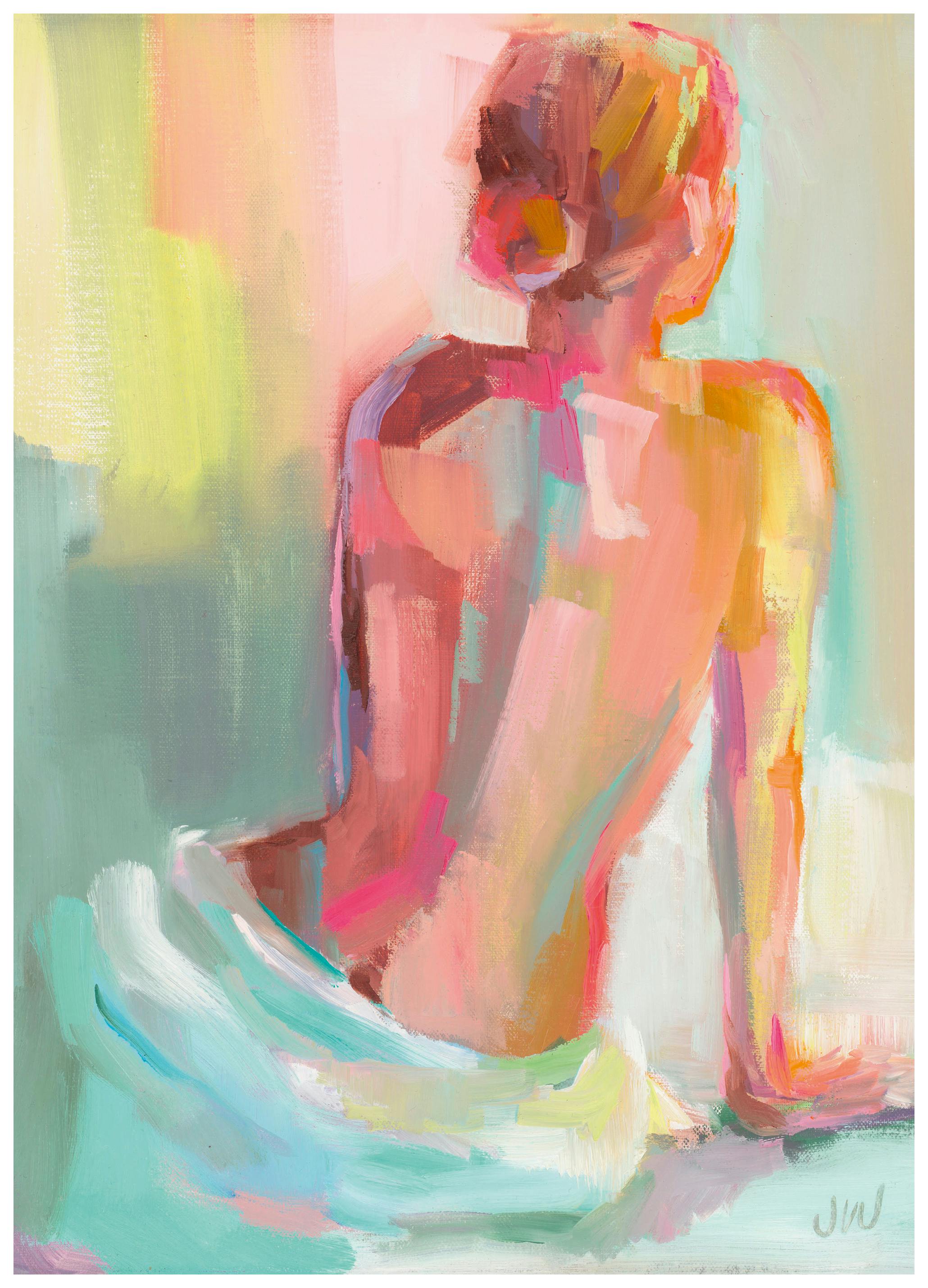 Jenny Westenhofer - Poserende Vrouw Poster (40x50 cm) - Poster Store