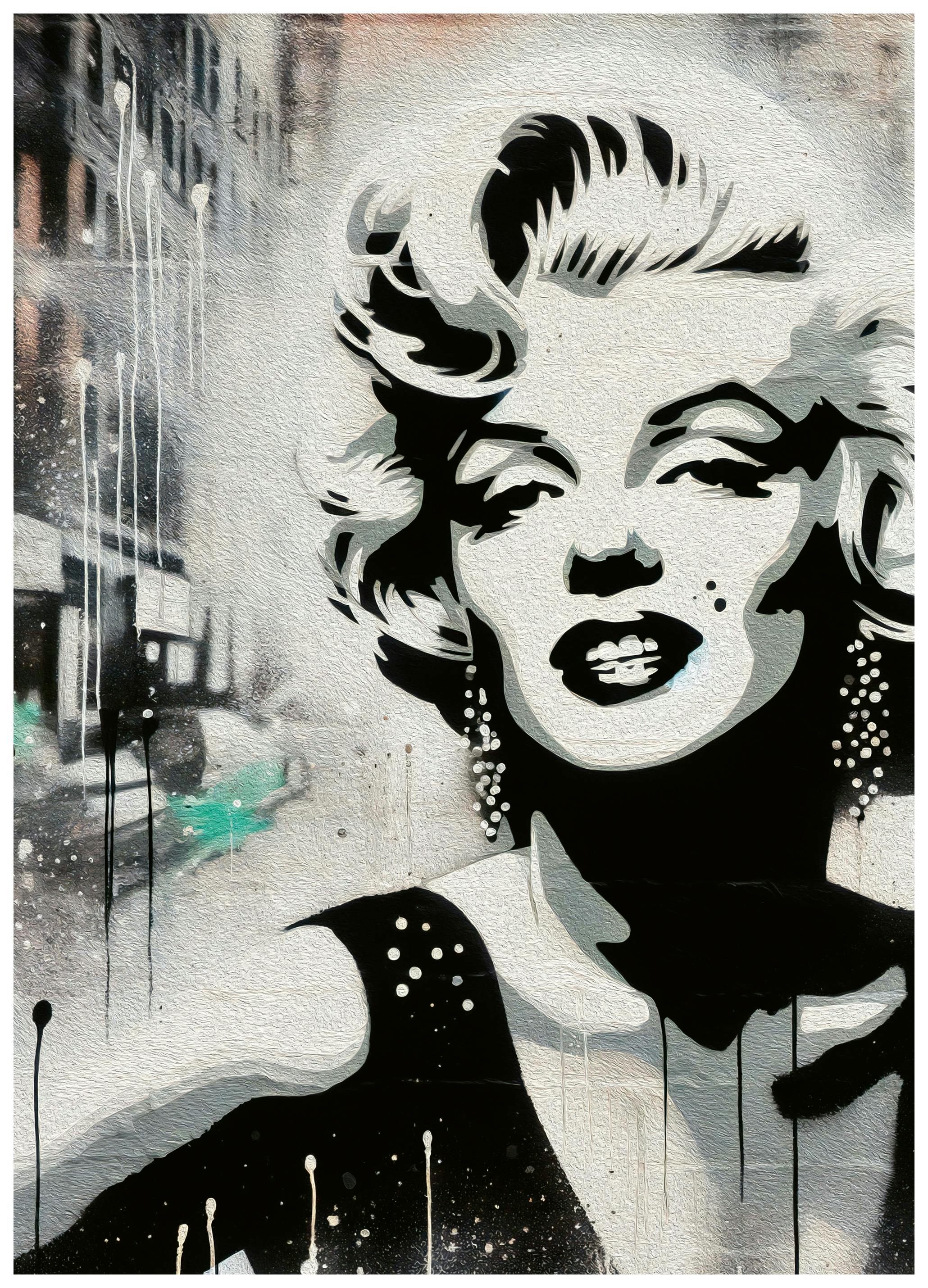 Andreas Magnusson - Blonde Hollywood Icoon Poster (30x40 cm) - Poster Store