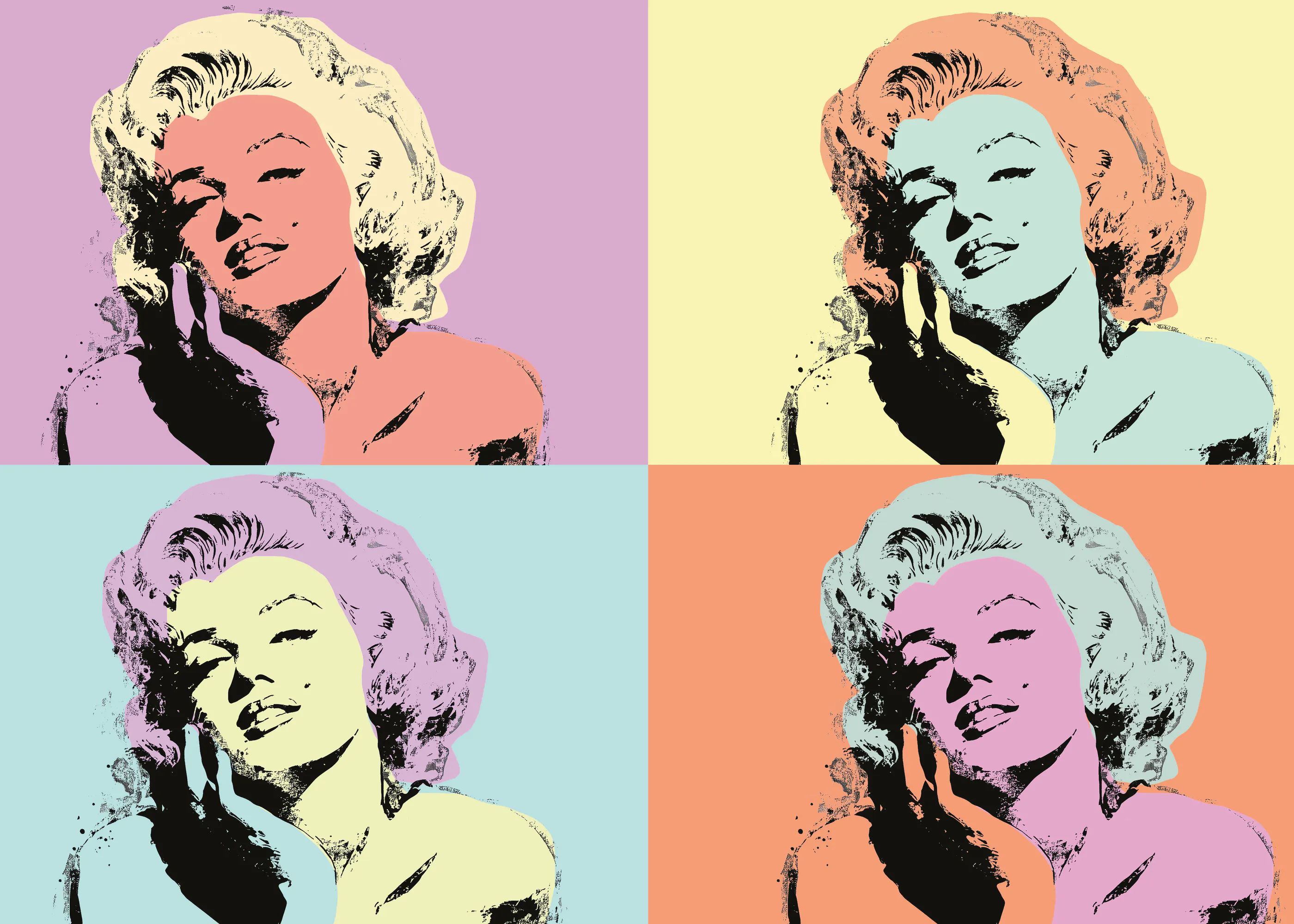 Treechild - Iconique Marilyn Pop Art Affiche 0