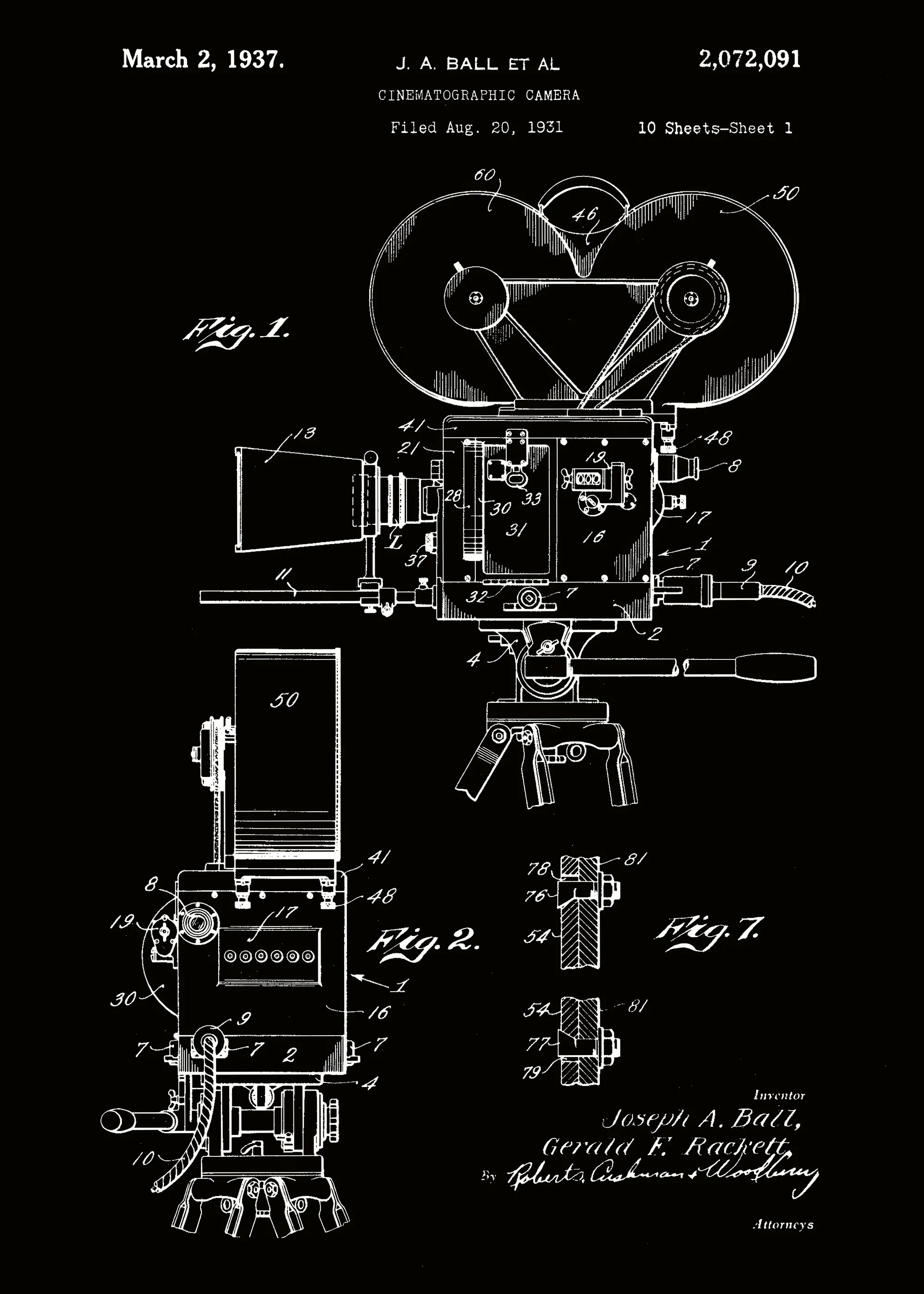 Andreas Magnusson - Brevet de Caméra Cinématographique Affiche 0