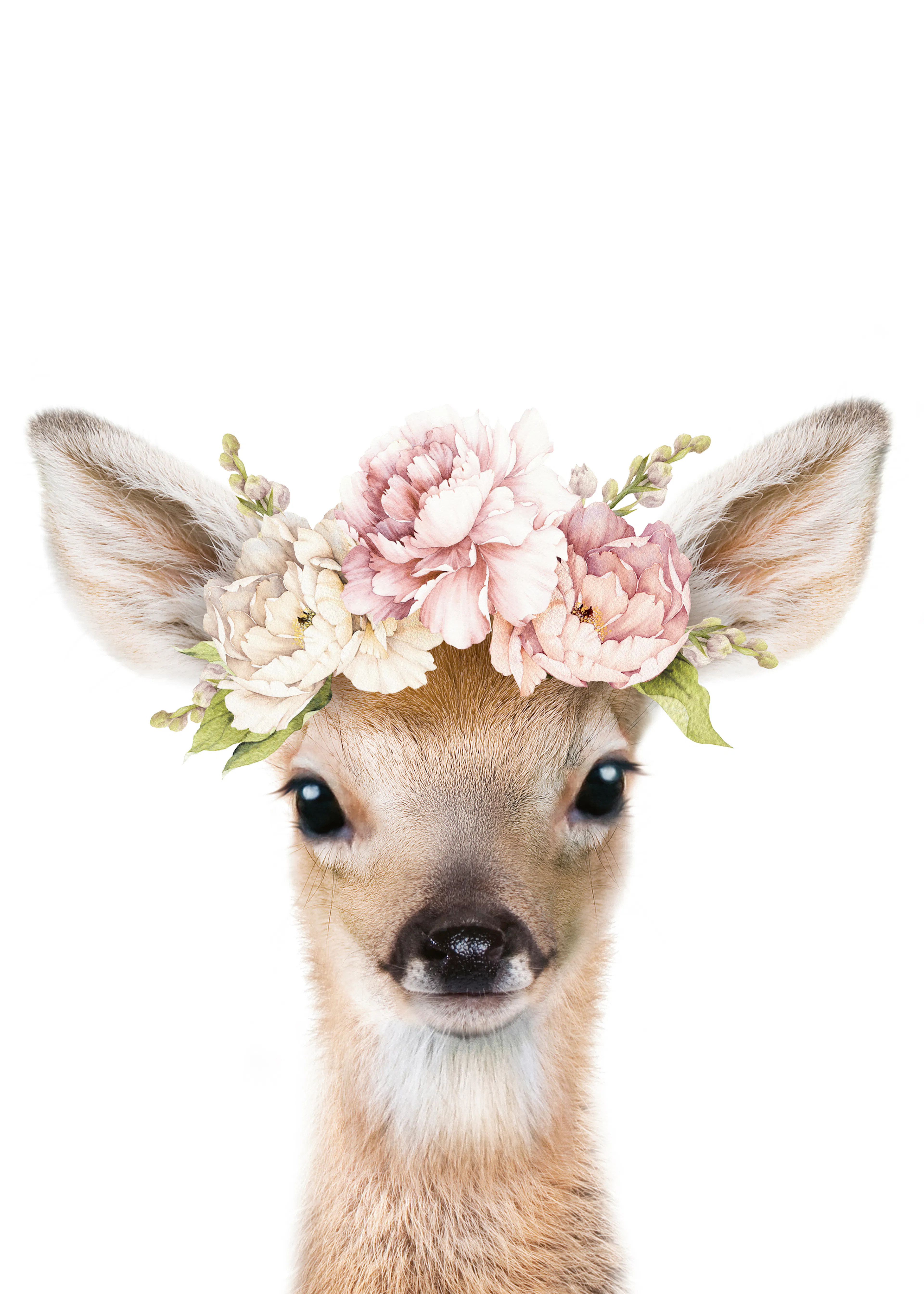 Lila & Lola - Fawn Flower Crown Poster 0