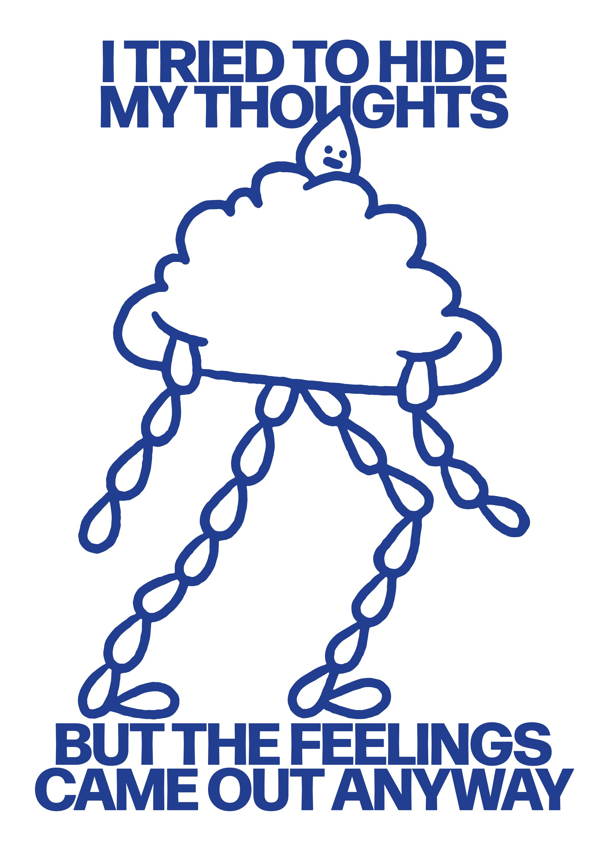 Eric Schwarz - Cloud's Hidden Feelings Poster (50x70 cm) - Poster Store