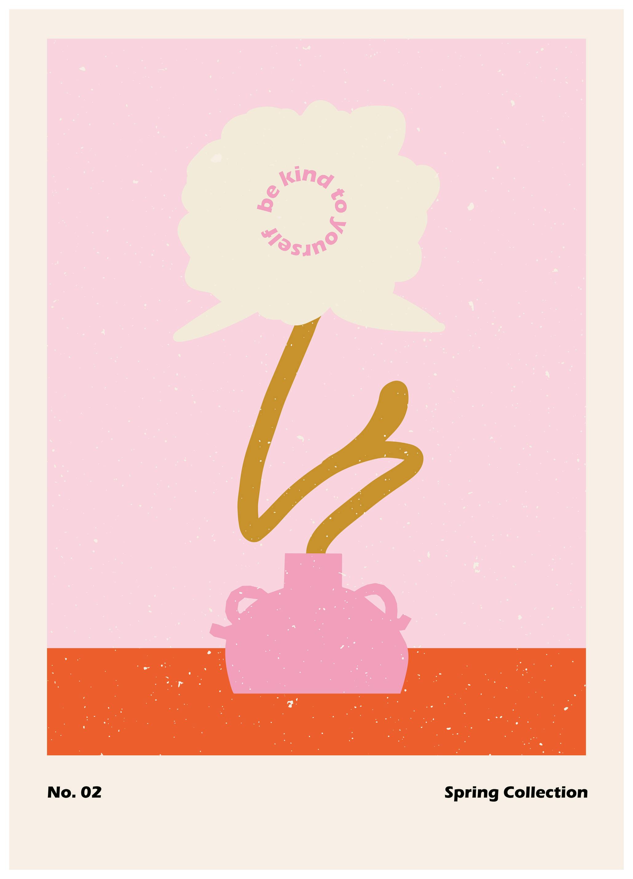 NKTN - Spring Flower #02 Poster (70x100 cm) - Poster Store