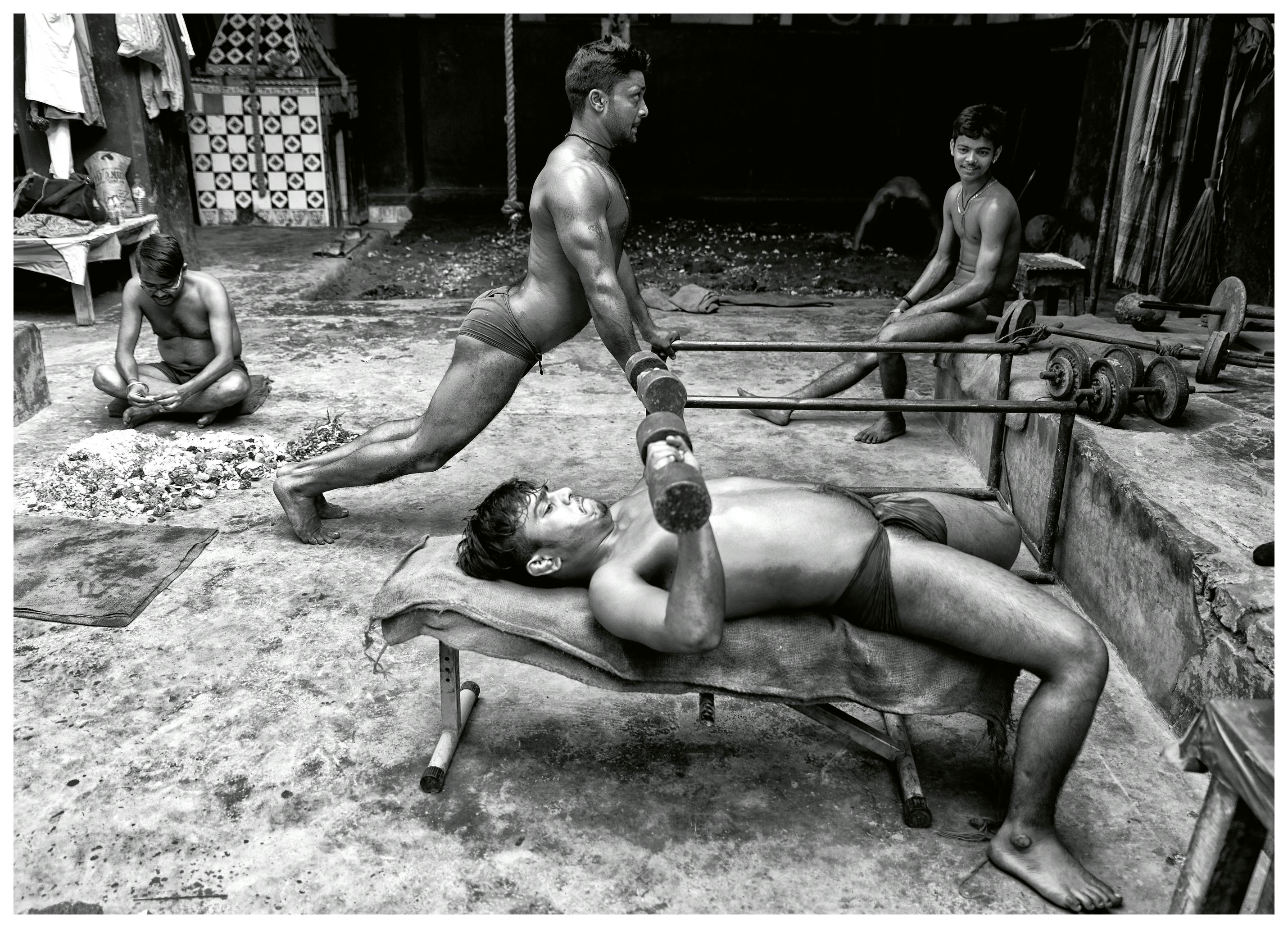 Shaibal Nandi - Traditional Wrestling Training Poster (21x30 cm) - Poster Store