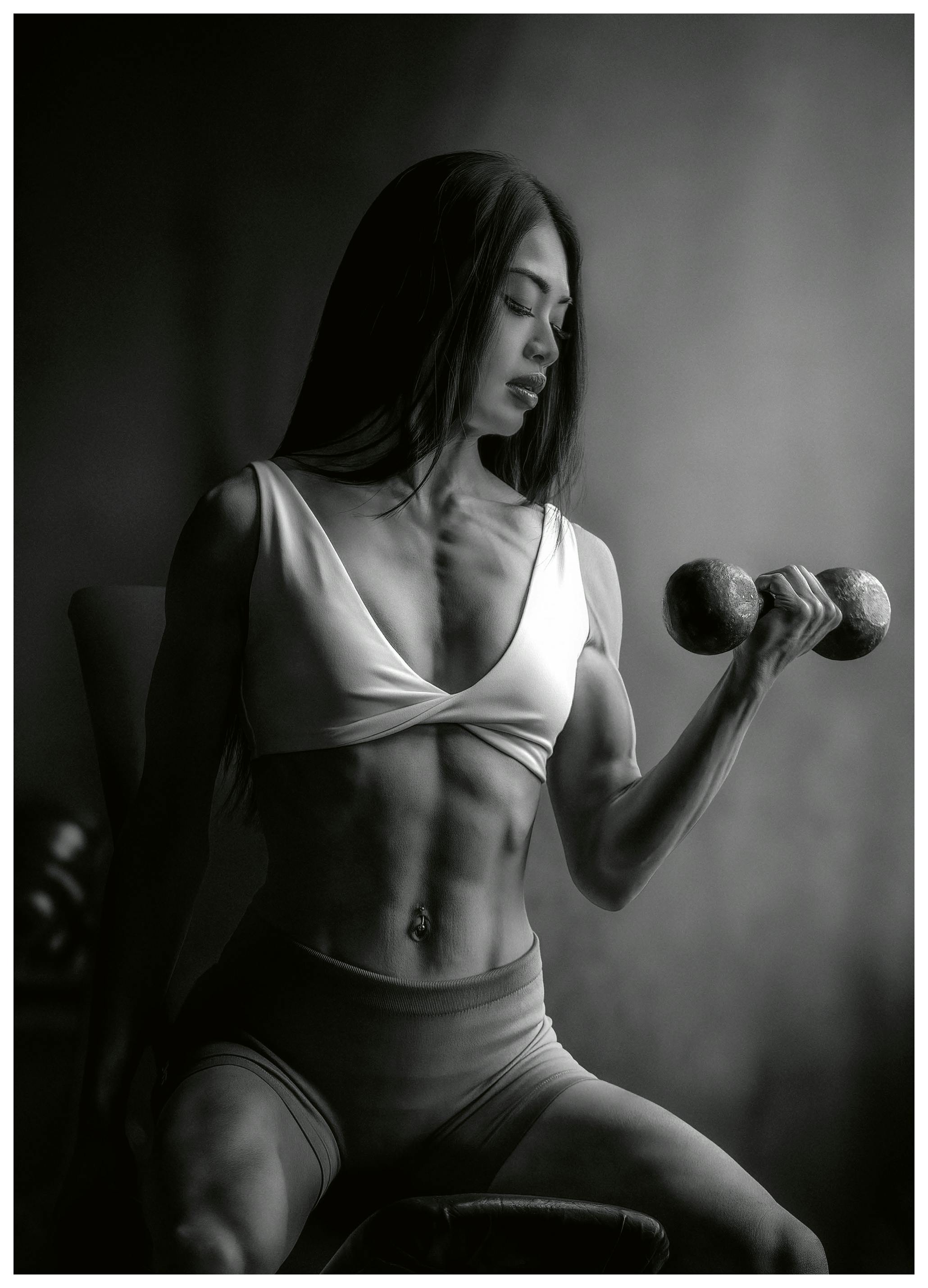Frank Ma - Focused Strength Workout Poster (50x70 cm) - Poster Store