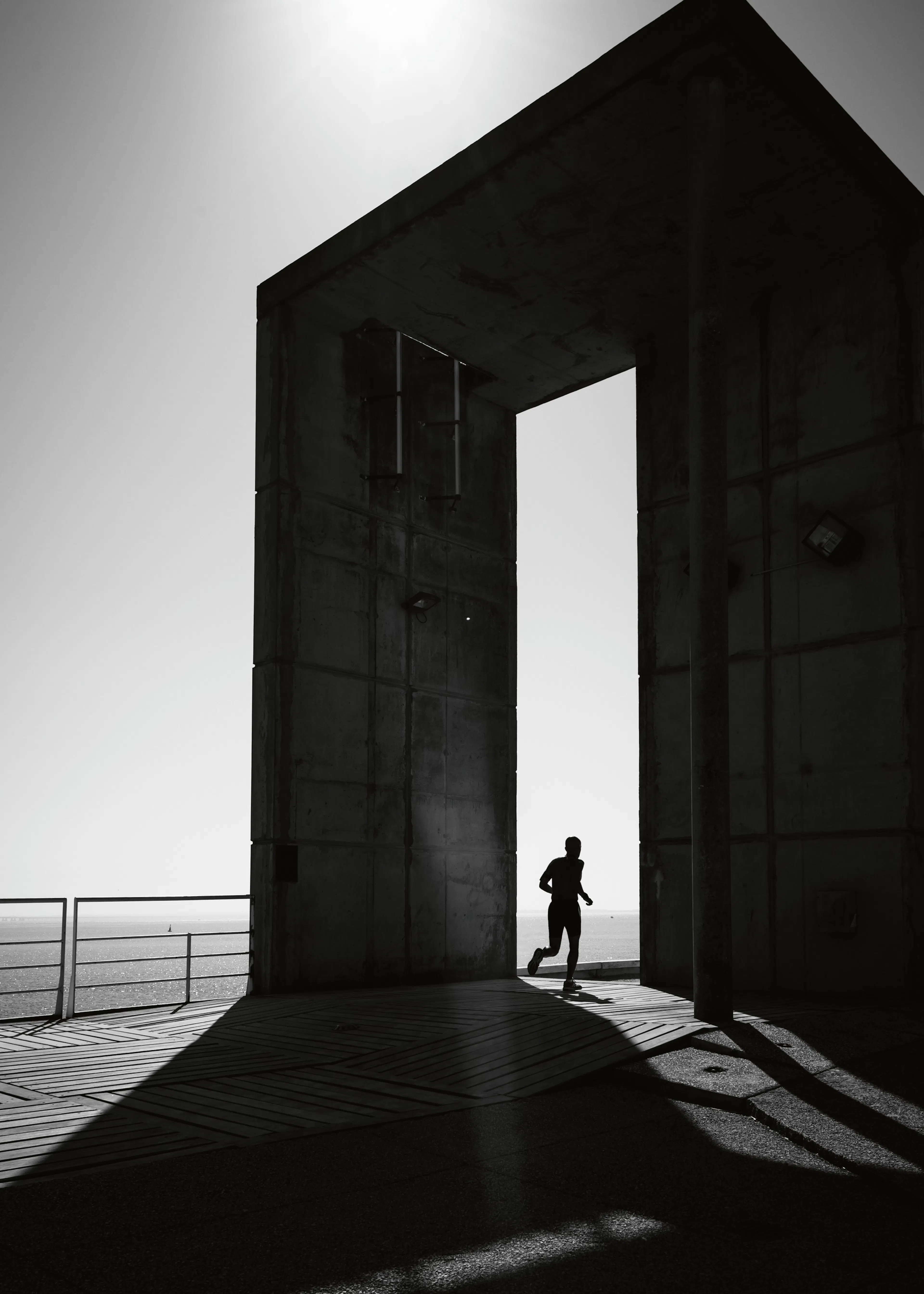 Christophe Staelens - Running Man Through Arch Print 0