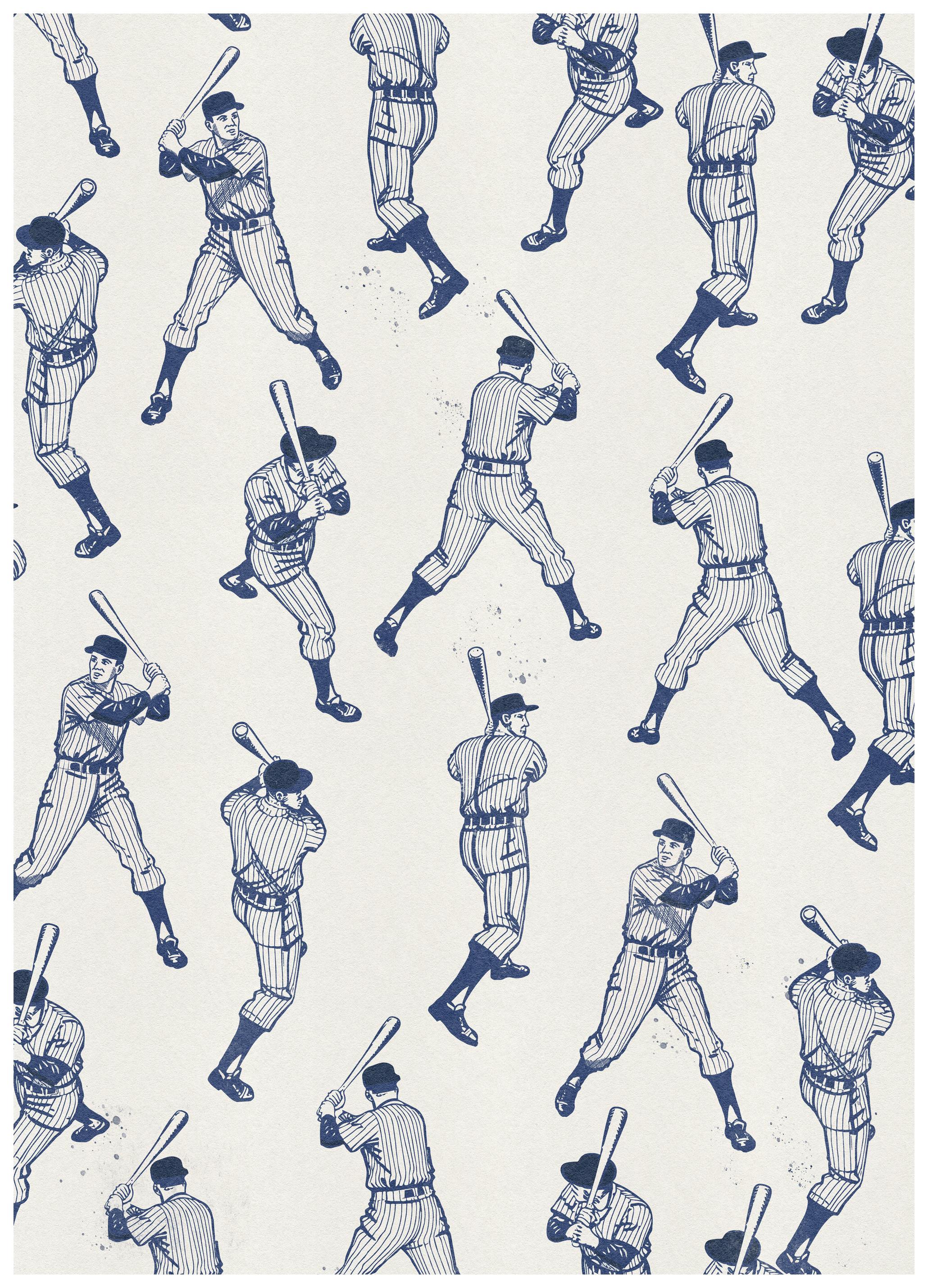 Nicholas - Classic Baseball Players Poster (70x100 cm) - Poster Store