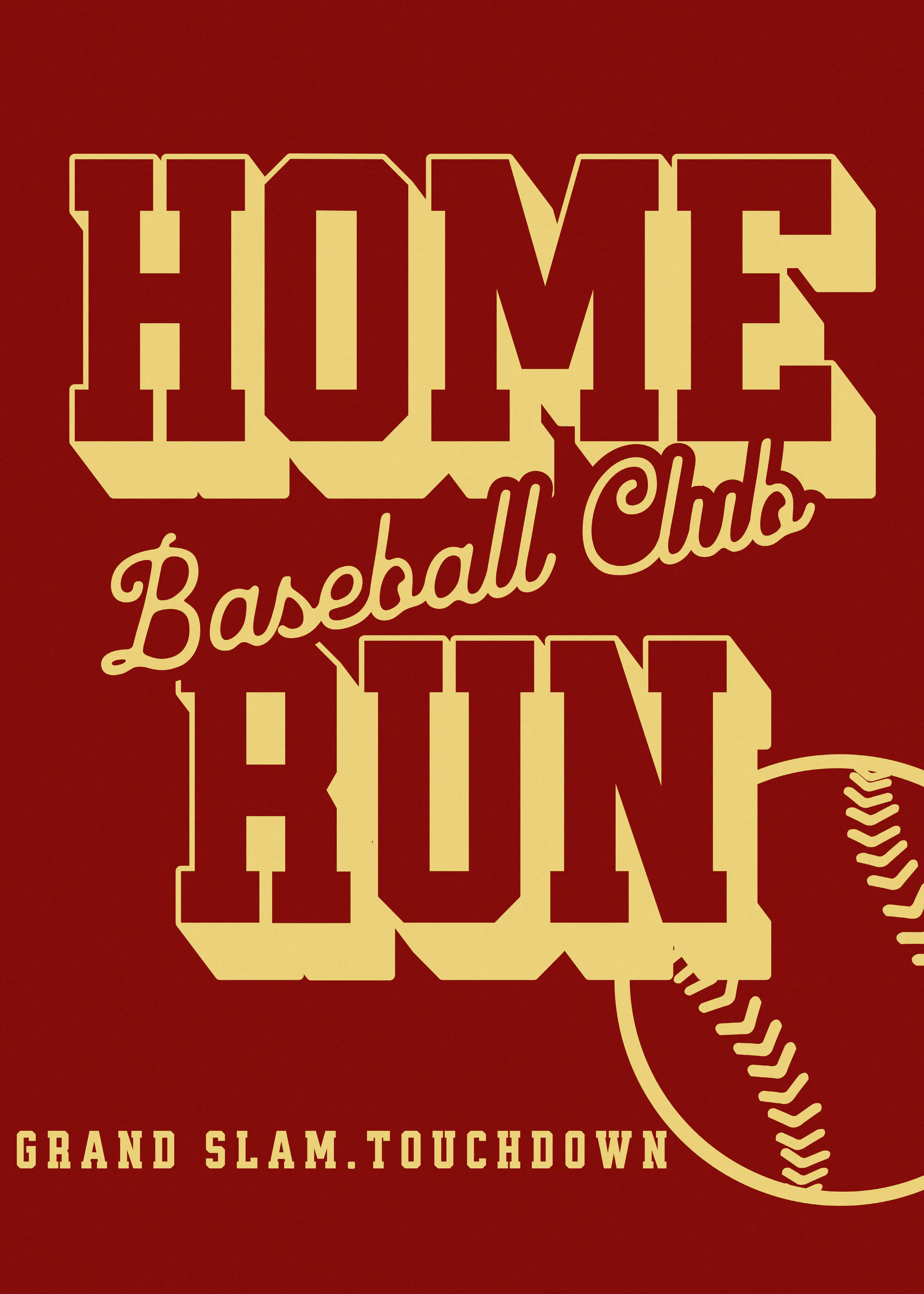 Pictufy Studio IV - Home Run Baseball Club Poster 0