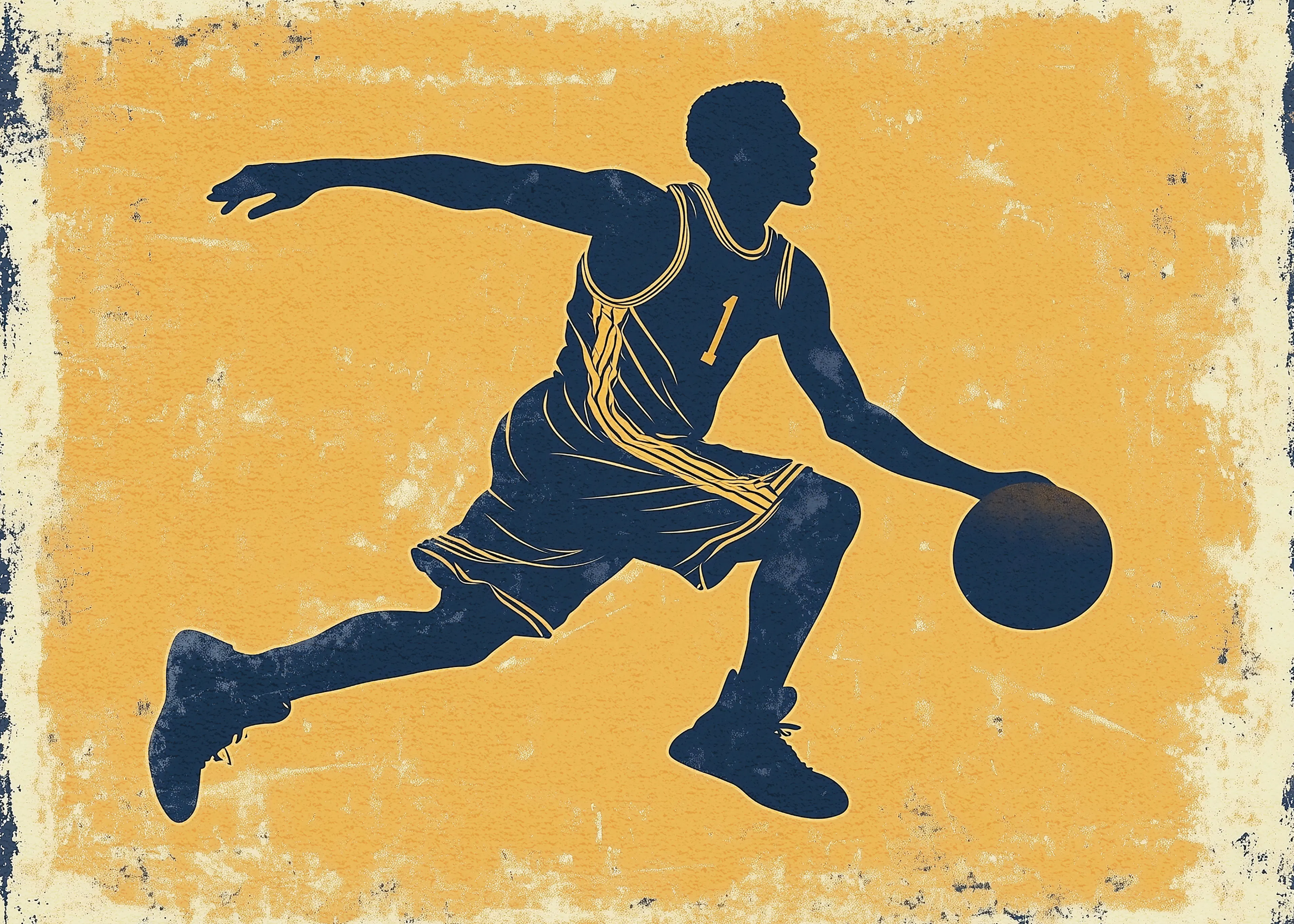 Pictufy Studio IV - Dynamic Dribbling Player Print 0