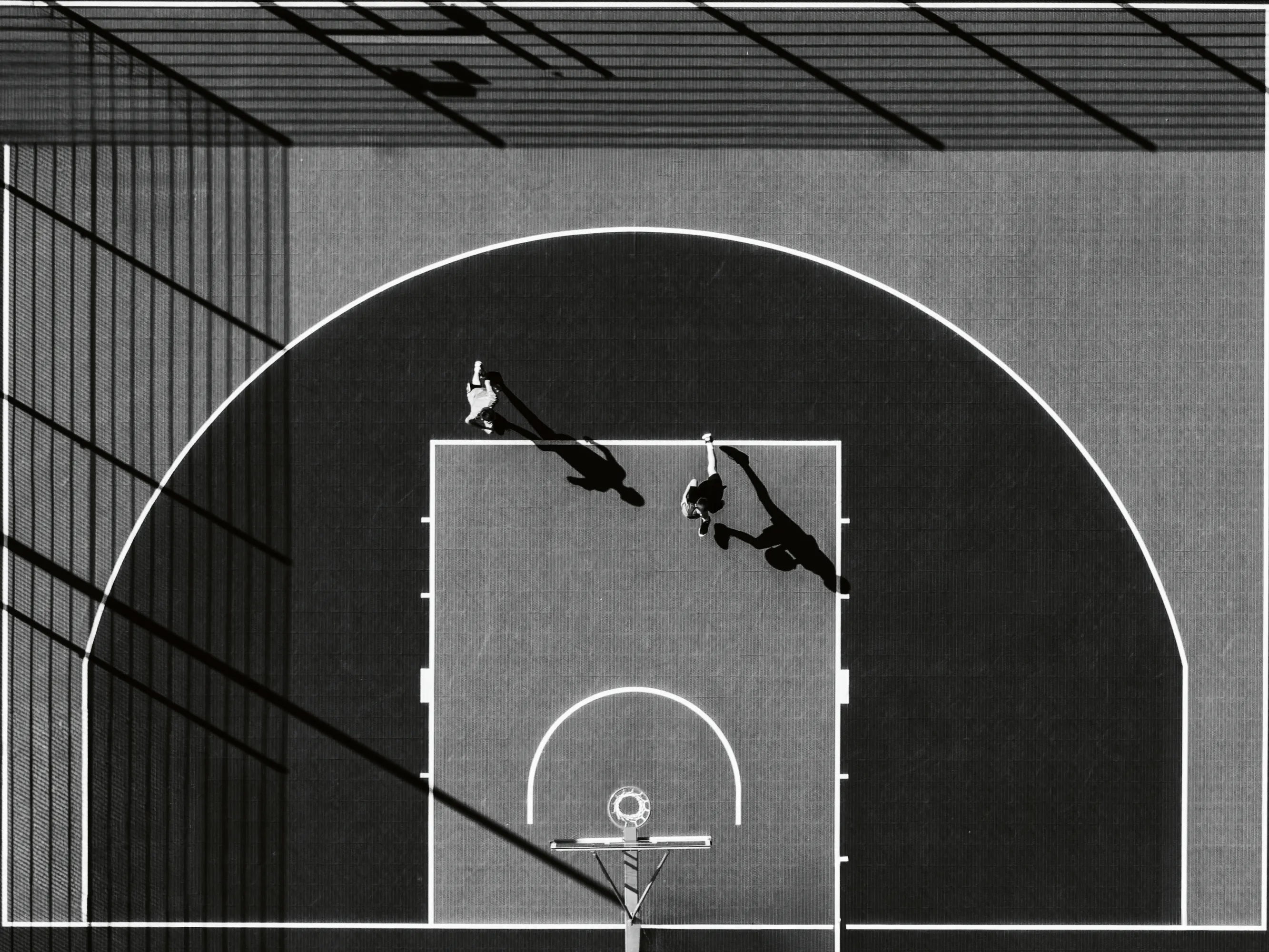 Jure Kravanja - Basketballspiel von oben Poster 0
