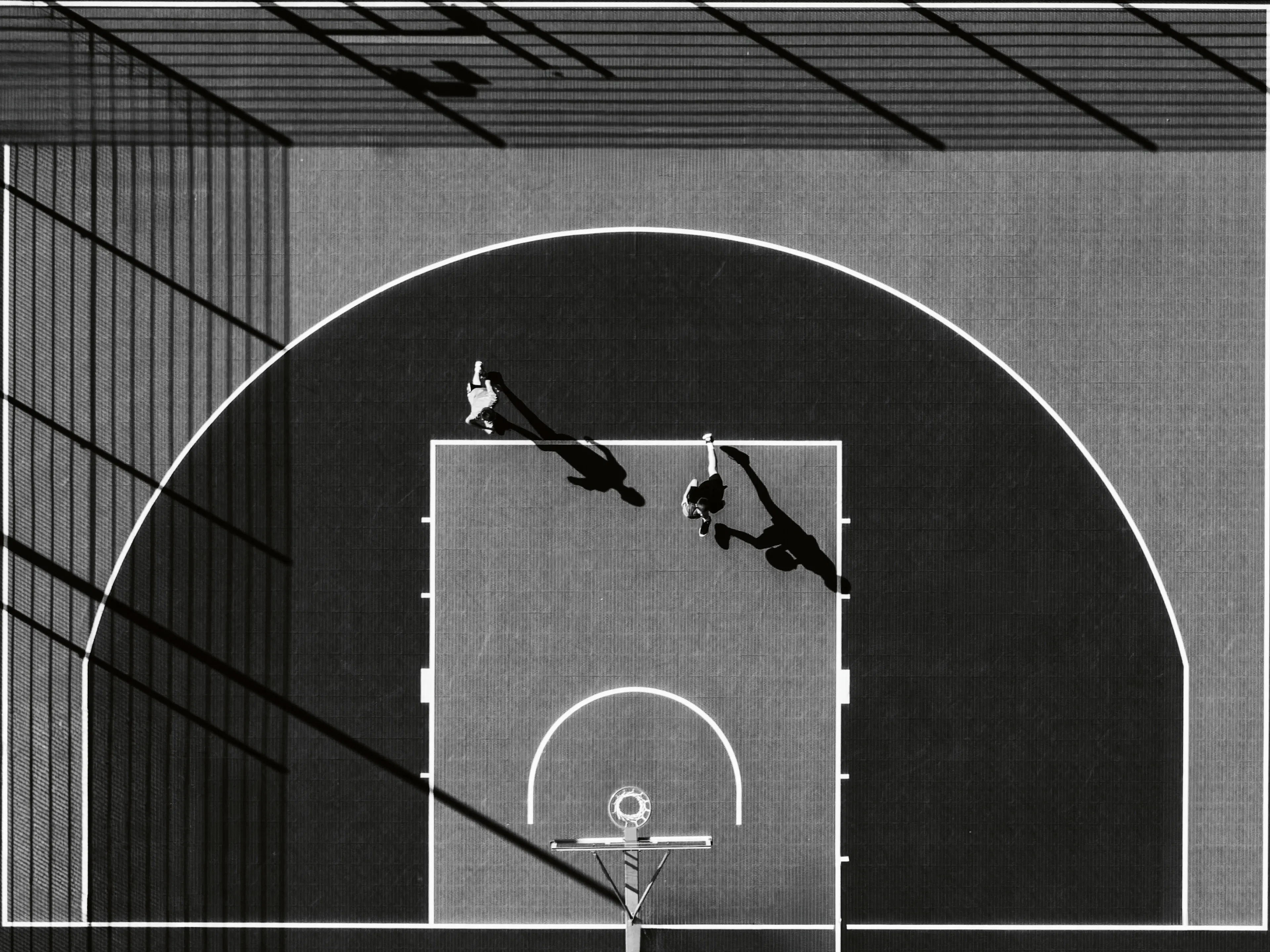 Jure Kravanja - Basketballspiel von oben Poster 0
