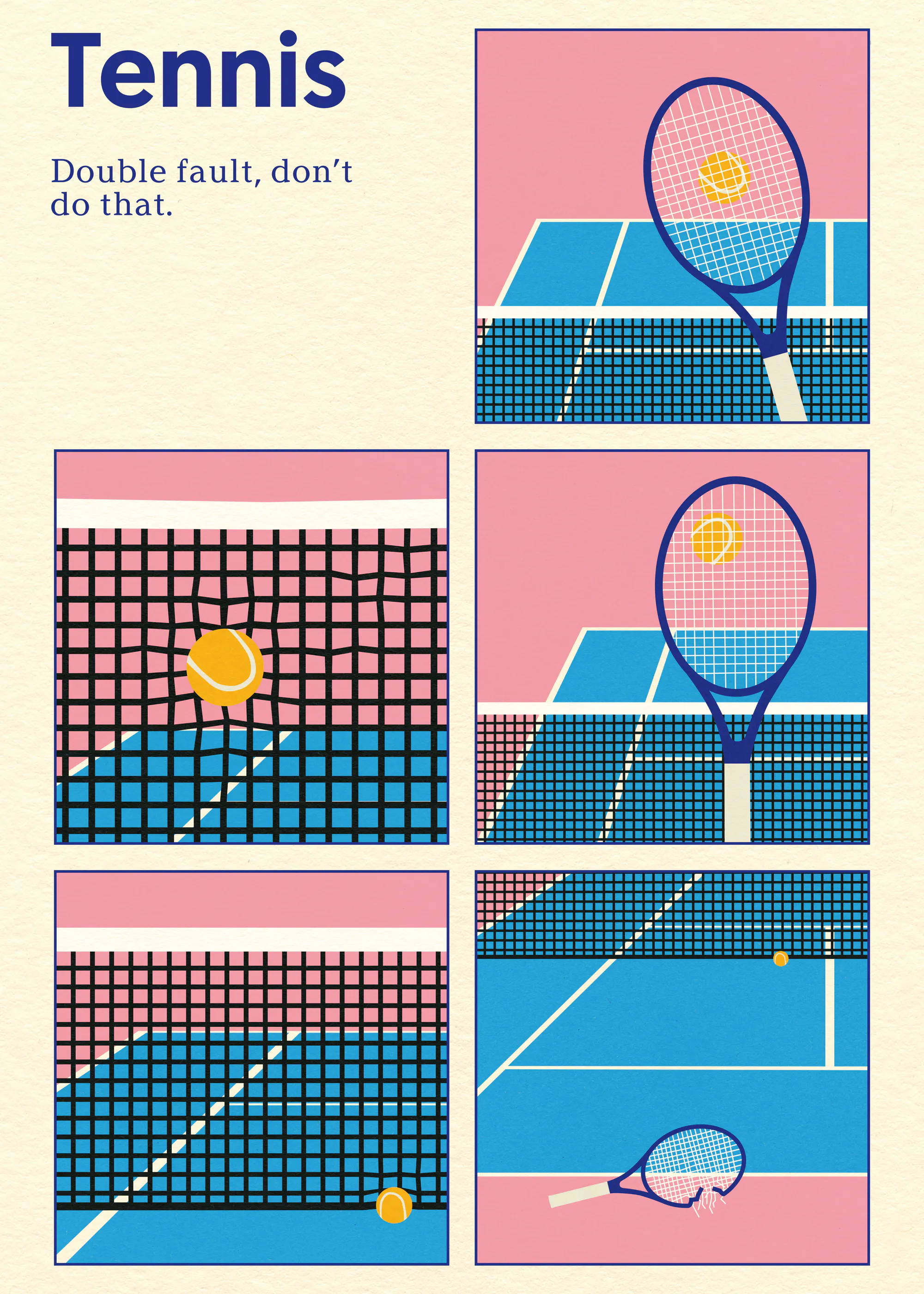 Rosi Feist - Poster Tennis Double Vault Print 0
