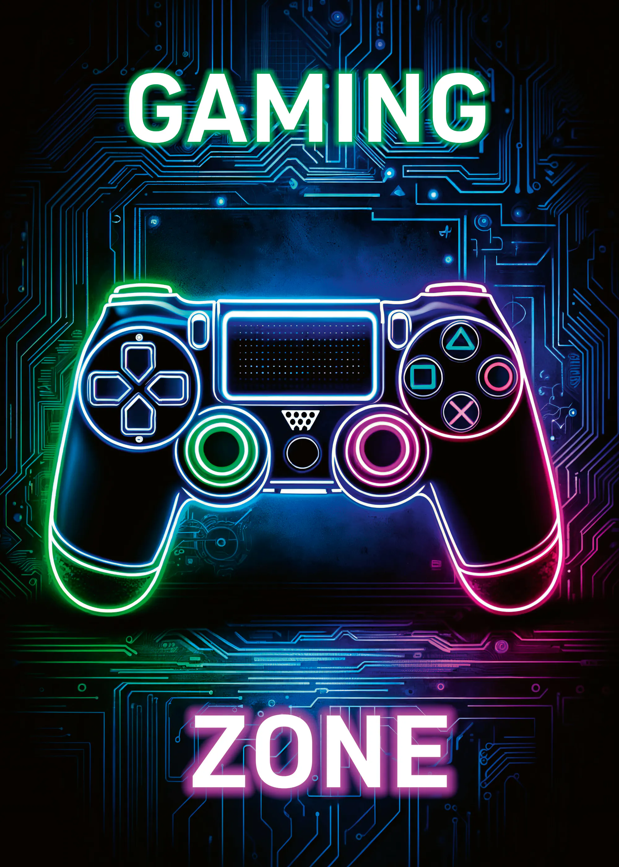 Andreas Magnusson - Neon Gaming Sone Plakat 0